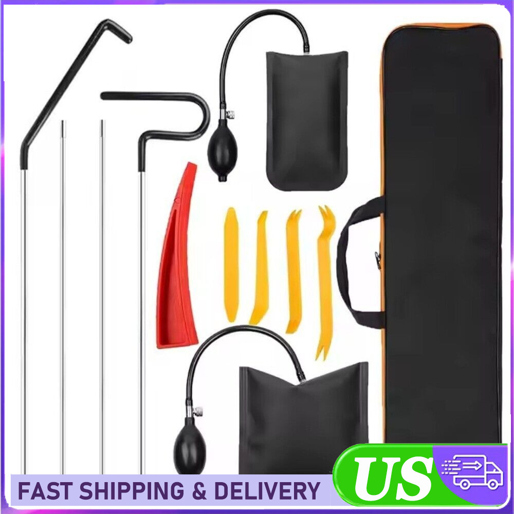 12Pcs Emergency Auto Tool Window Car Door Universal Repair Tool Kit US STOCK