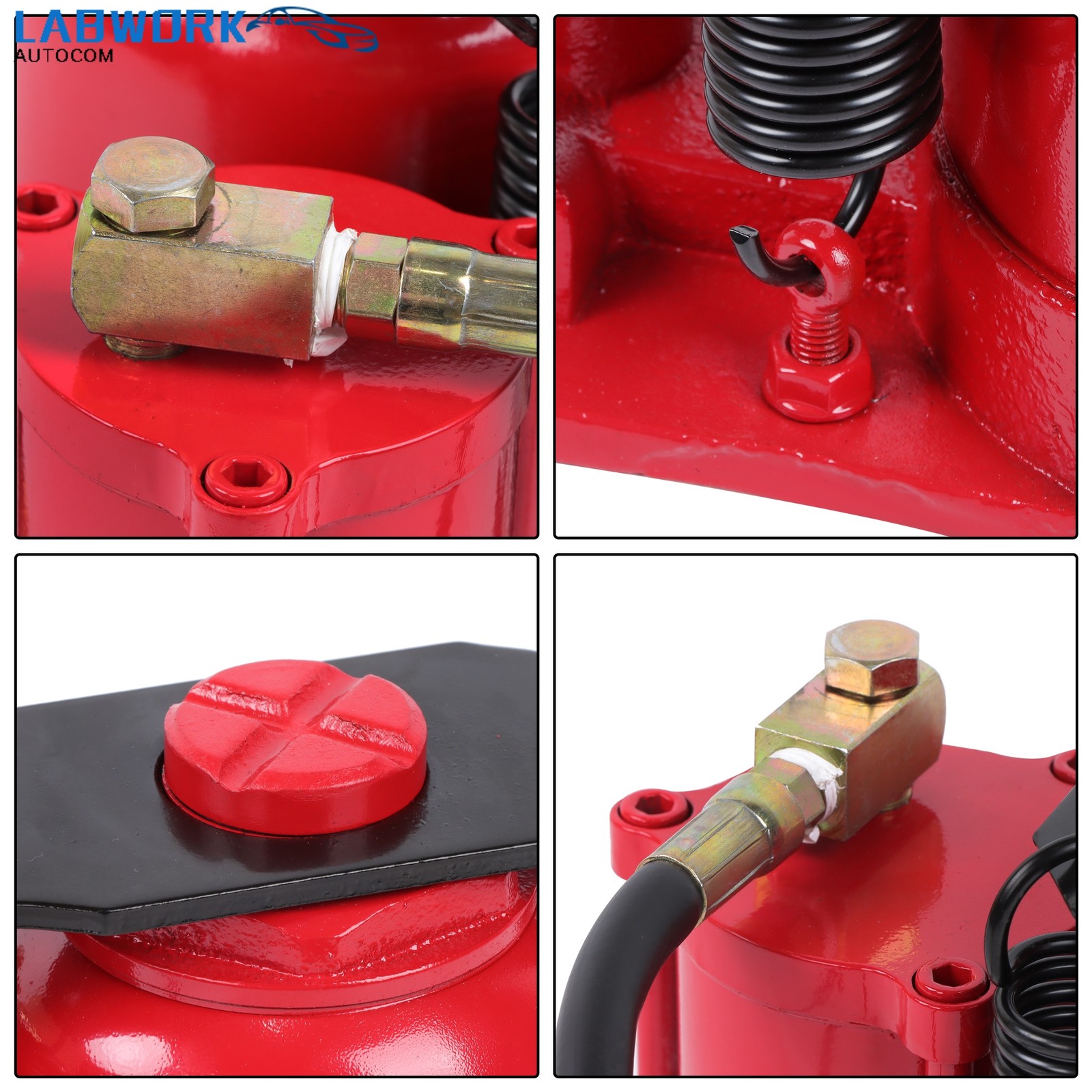 Air Hydraulic Bottle Jack 20 Ton Manual 44000lbs Heavy Duty Auto Truck RV Repair