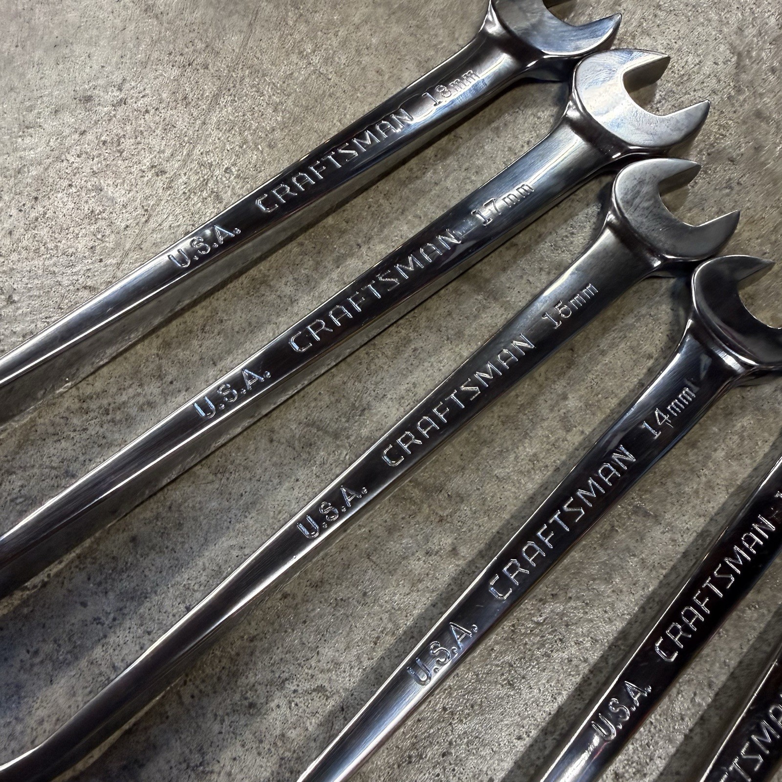 Craftsman USA 8pc Metric Cross force Wrench Set Crossforce 8-18MM 46521