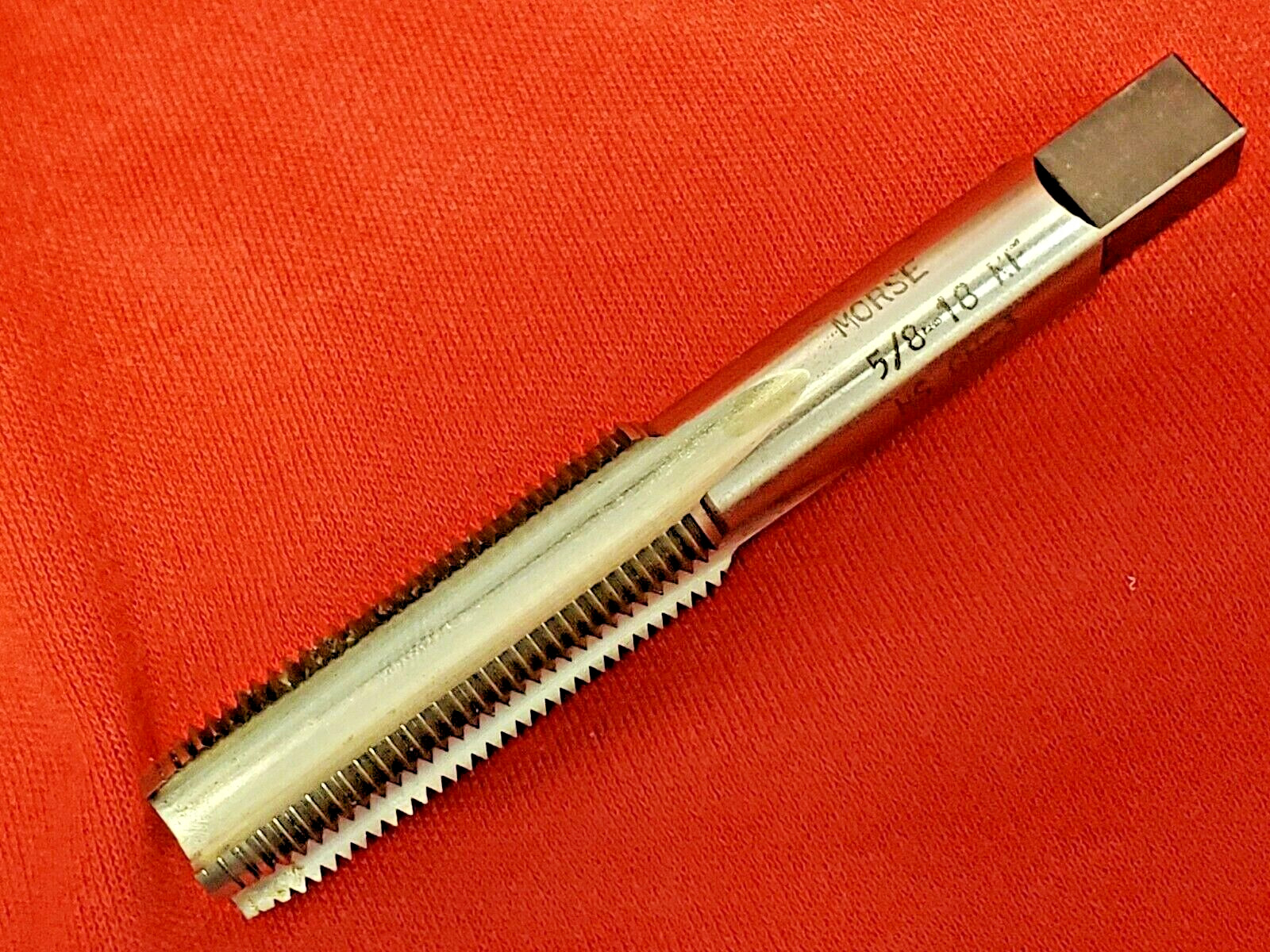 5/8-18 NF Plug Tap HSS 4FL GH3 Morse MT3732464 Hand Tap USA