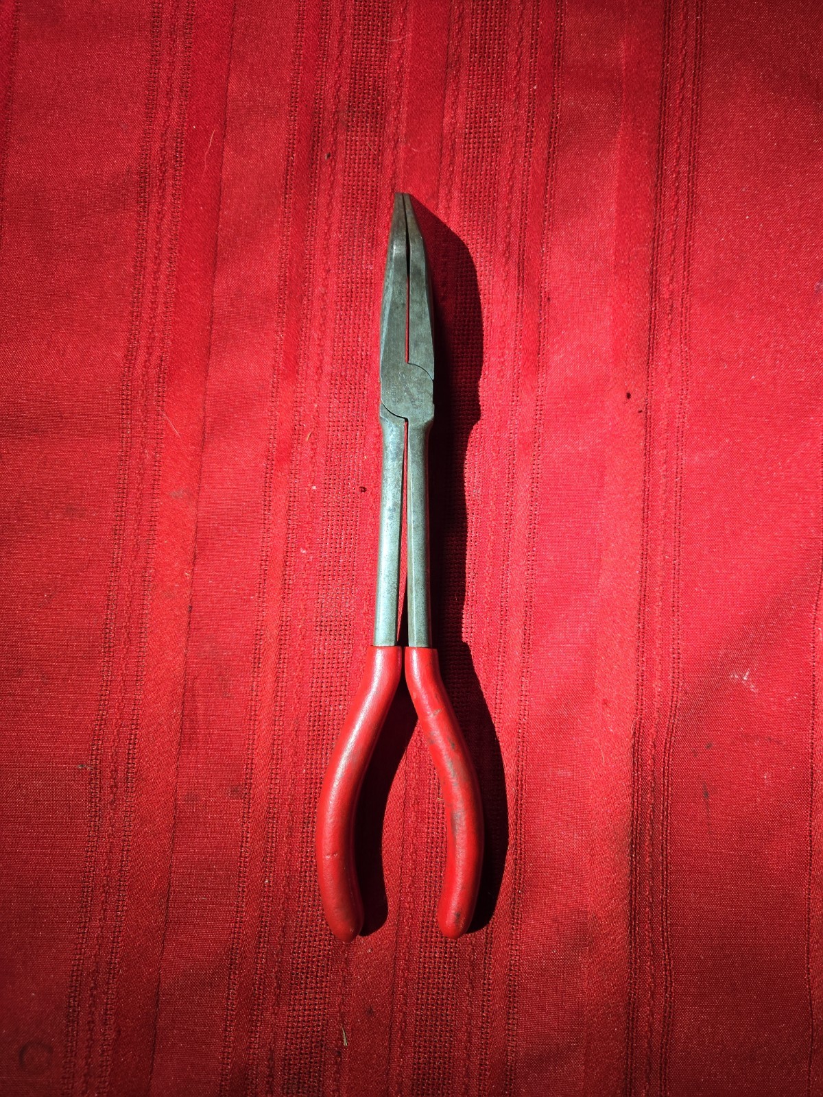 Snap-on 411BCP Long Reach 45 Degree Angle Needle Nose Pliers