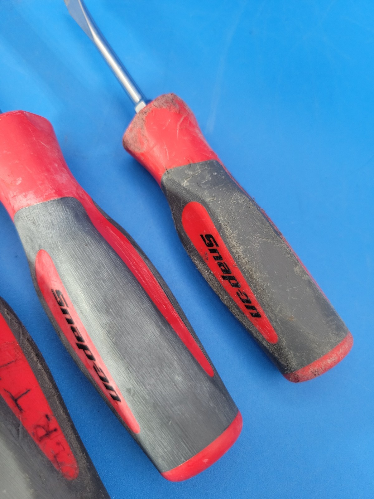Snap-on Tools Screwdriver Set Phillips & Flat Head SHD Series 3 Pieces USA S-9-8