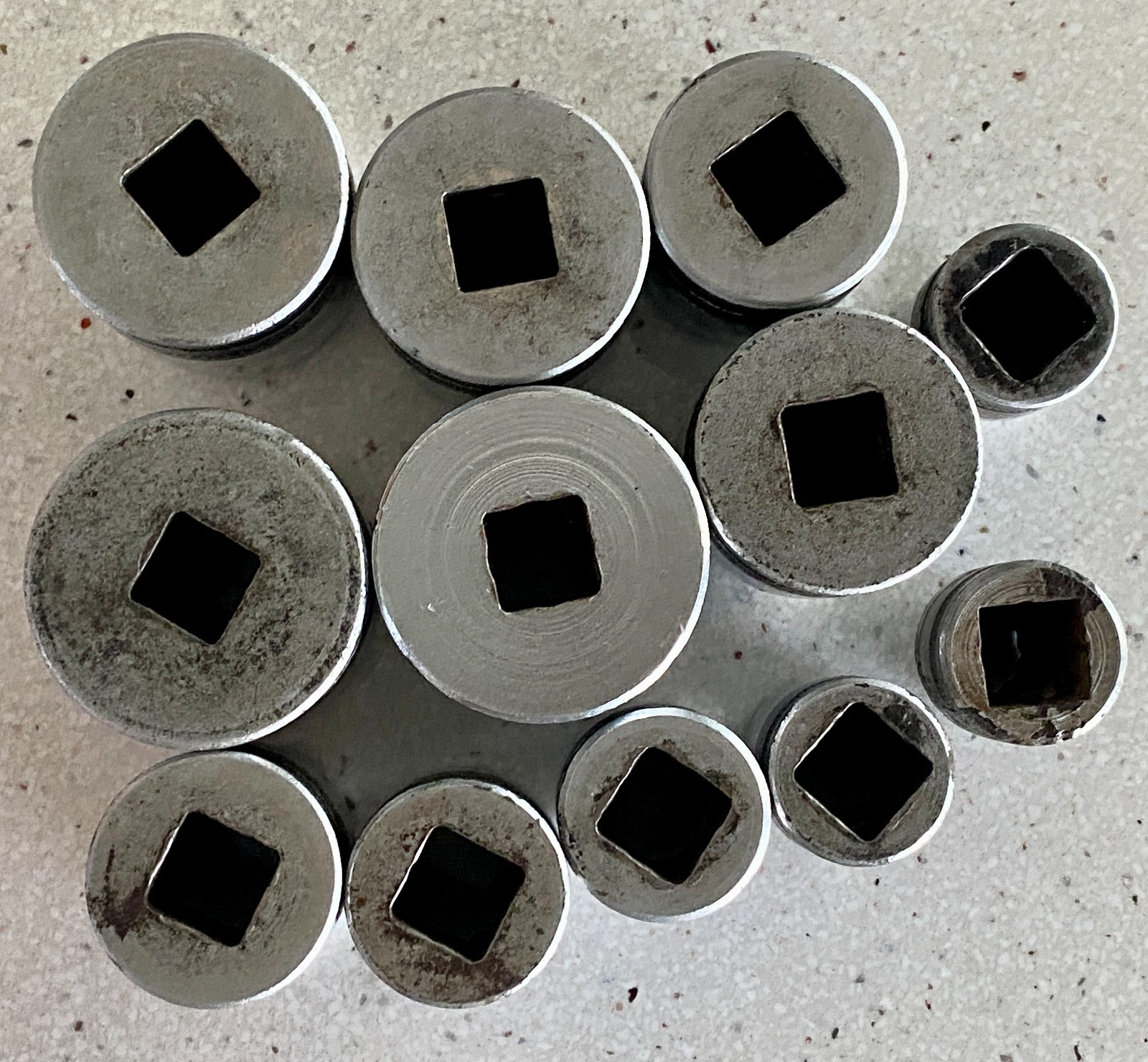 SK Tools USA 1/2″ Drive Socket Lot 12 Point 13 Pieces Used