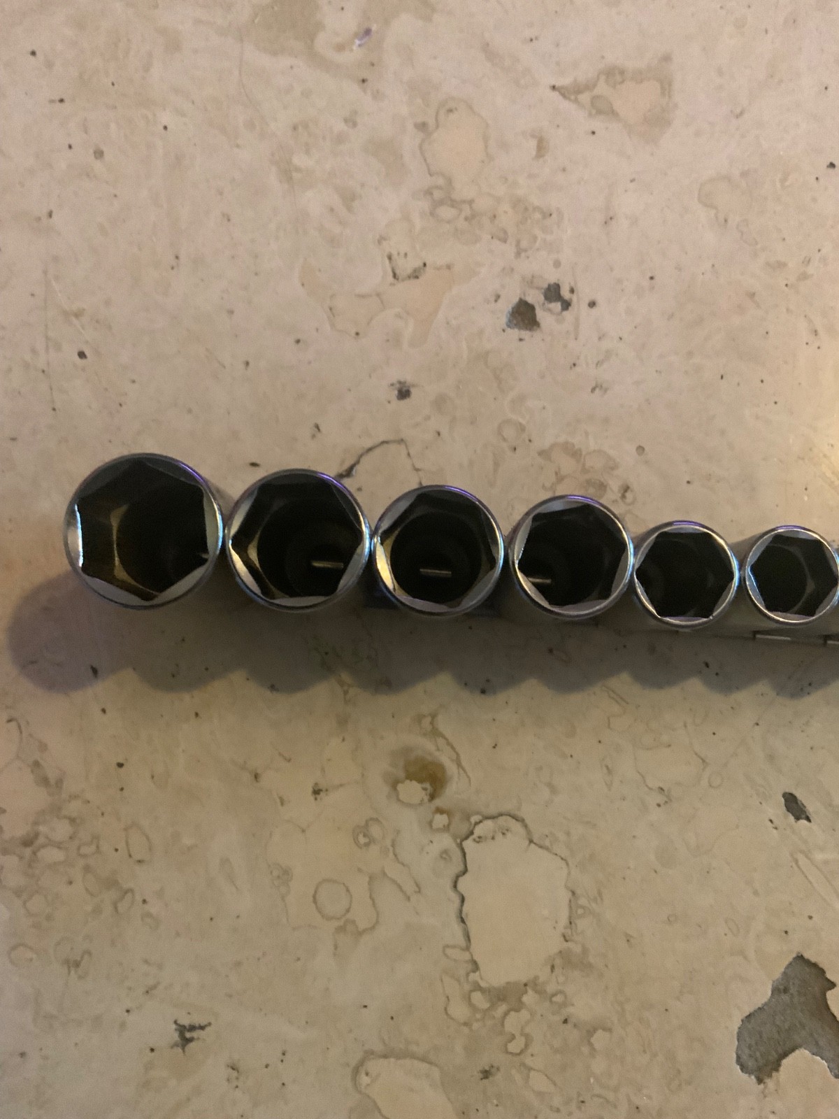 Snap On 11 Pc 3/8” Dr Deep Standard Socket Set 211SFSY