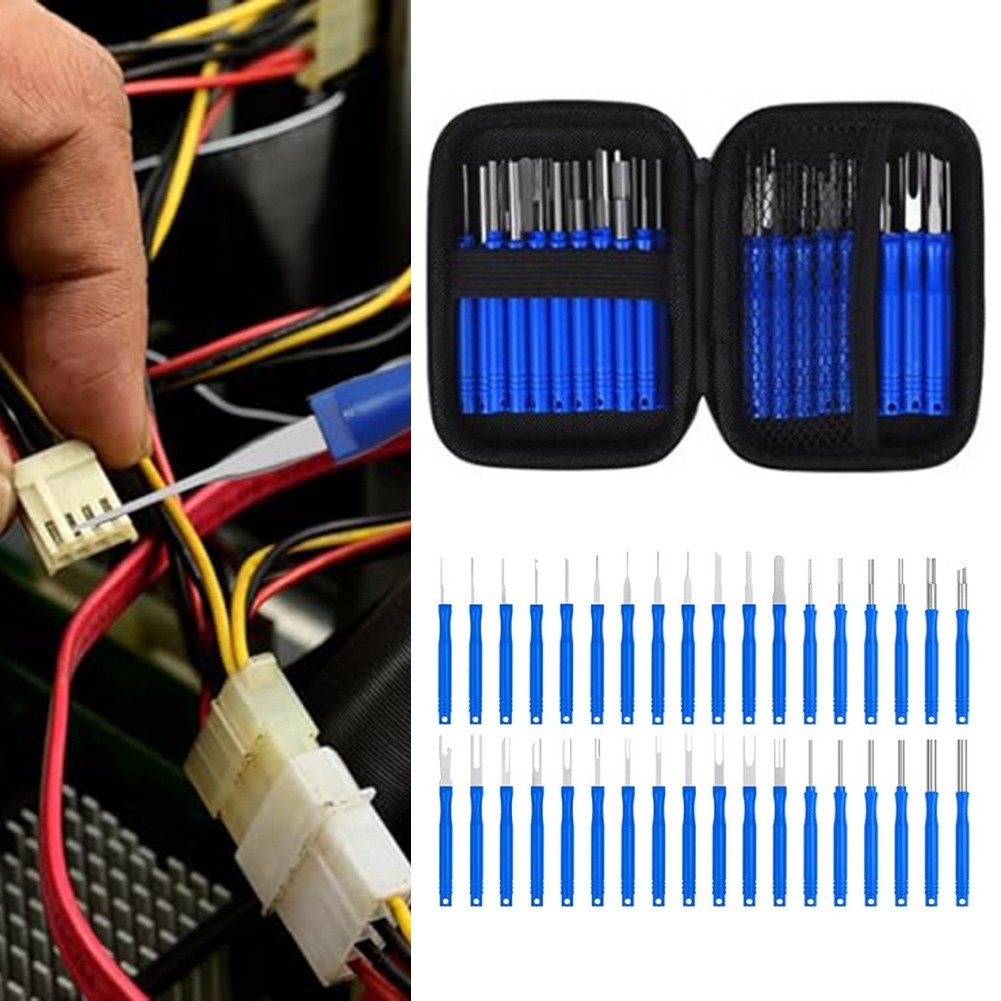 Pin Removal Tool Stainless Steel Tips ABS Plastic Handle Extended Handle Design