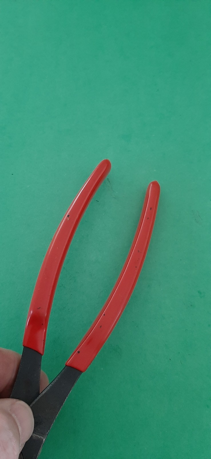 Snap-on Tools 208CP 8″ Angle Nose Battery Terminal Pliers USA Red Handle 629
