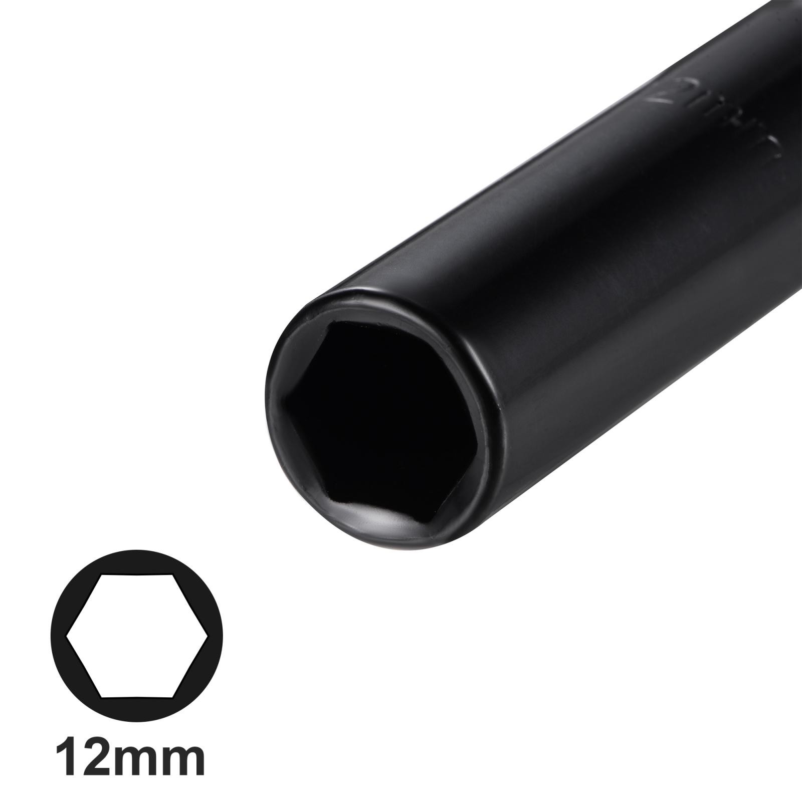 1/2″ Drive by 12mm Thin Wall Impact 6 Point Socket High Carbon Steel