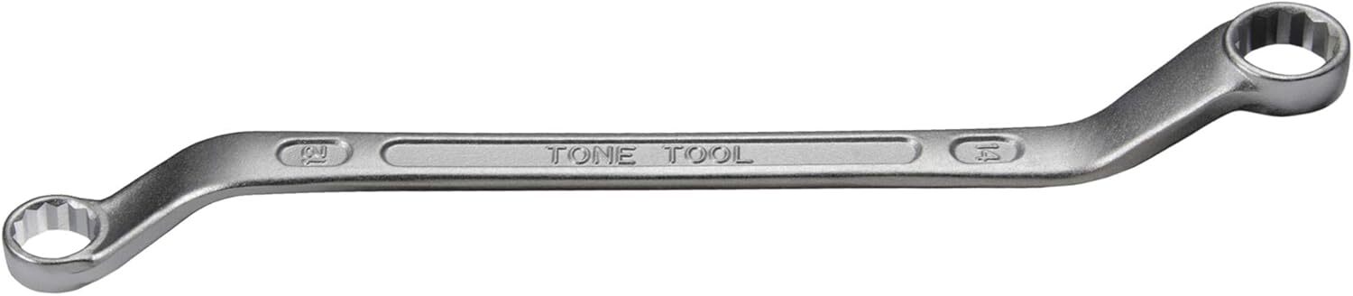 Tone M45-1214 12 × 14 mm 12-Point Metric Long Type 45° Offset Box Wrench