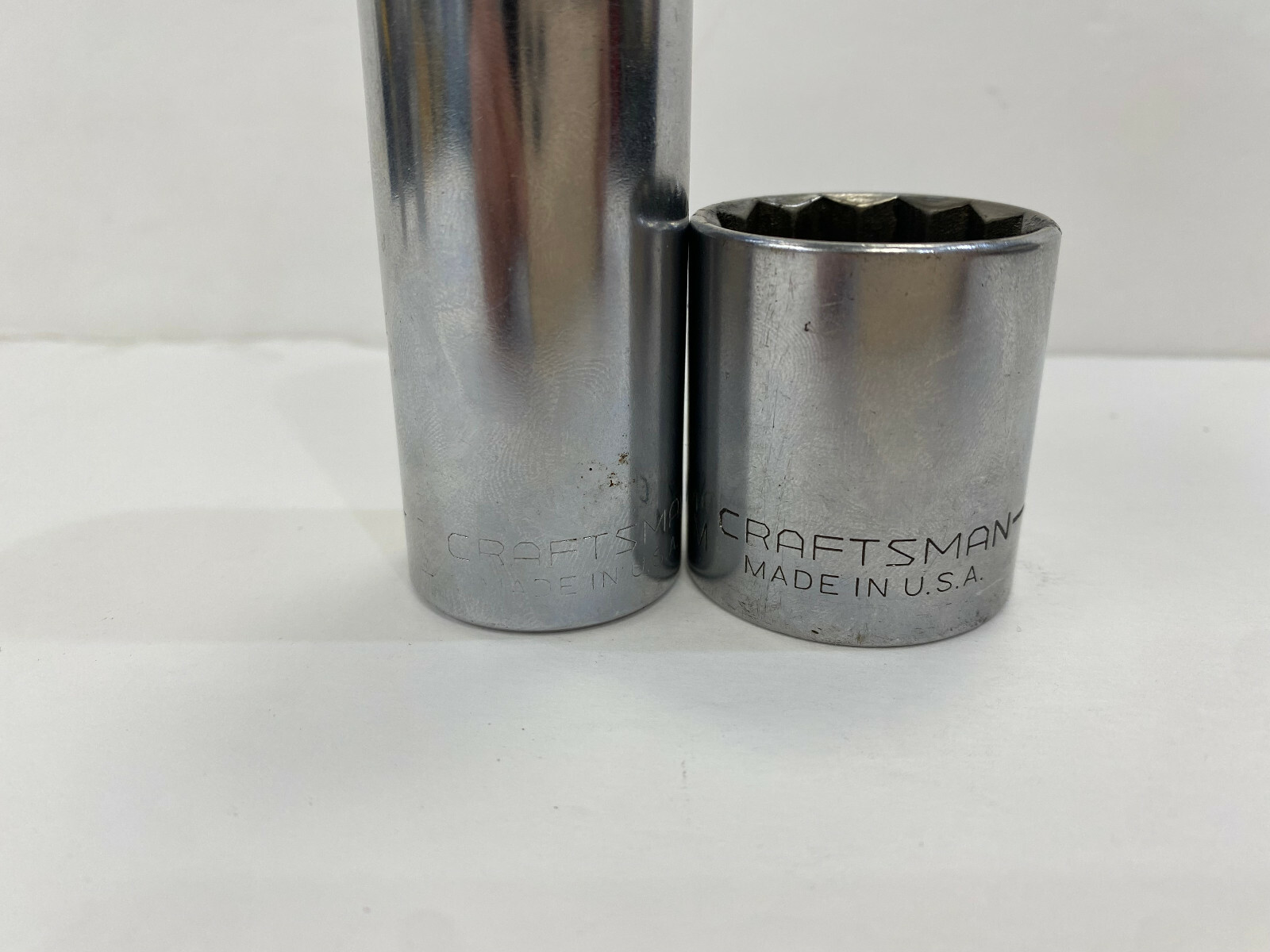 Craftsman 1-7/16″ 12 pt. 3/4″ Drive Socket 47551 1″ 1/2″ Drive 12-Point 47531