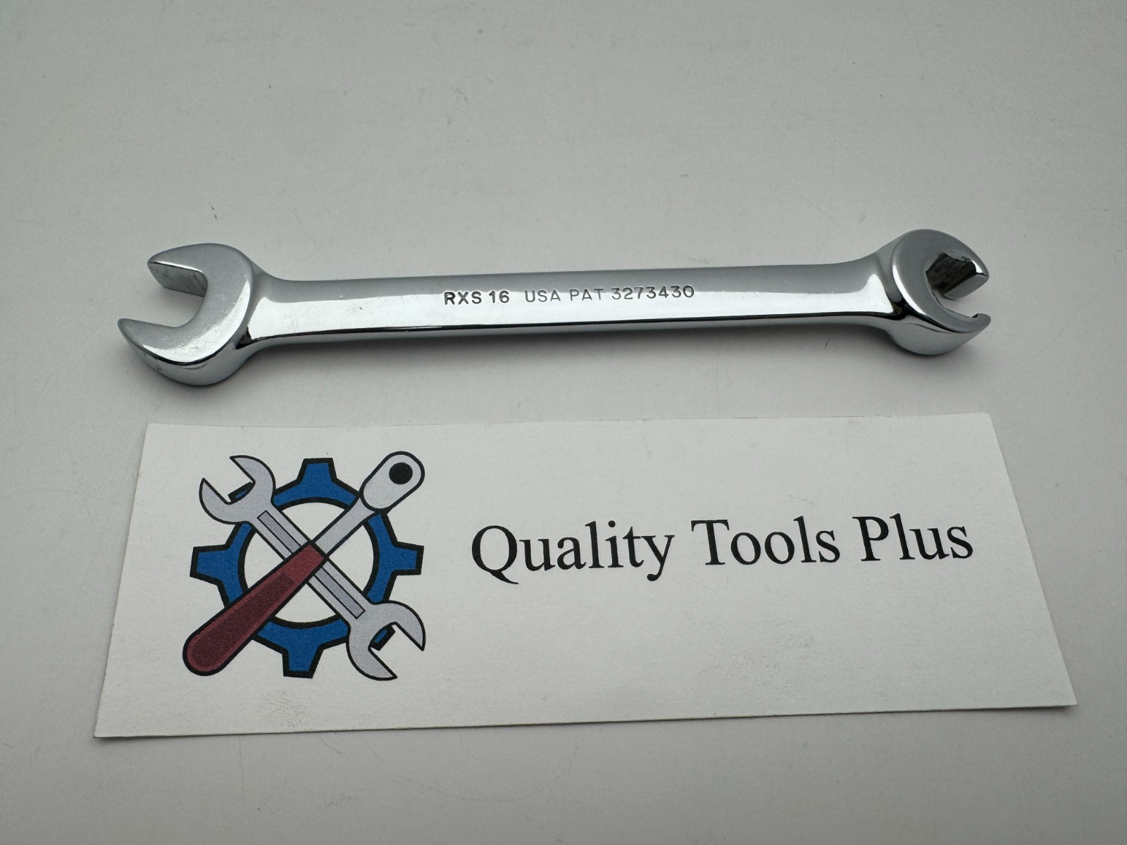 Snap-On NEW RXS16 1/2″ 6-Point SAE Open-End/Flare Nut Wrench Vintage