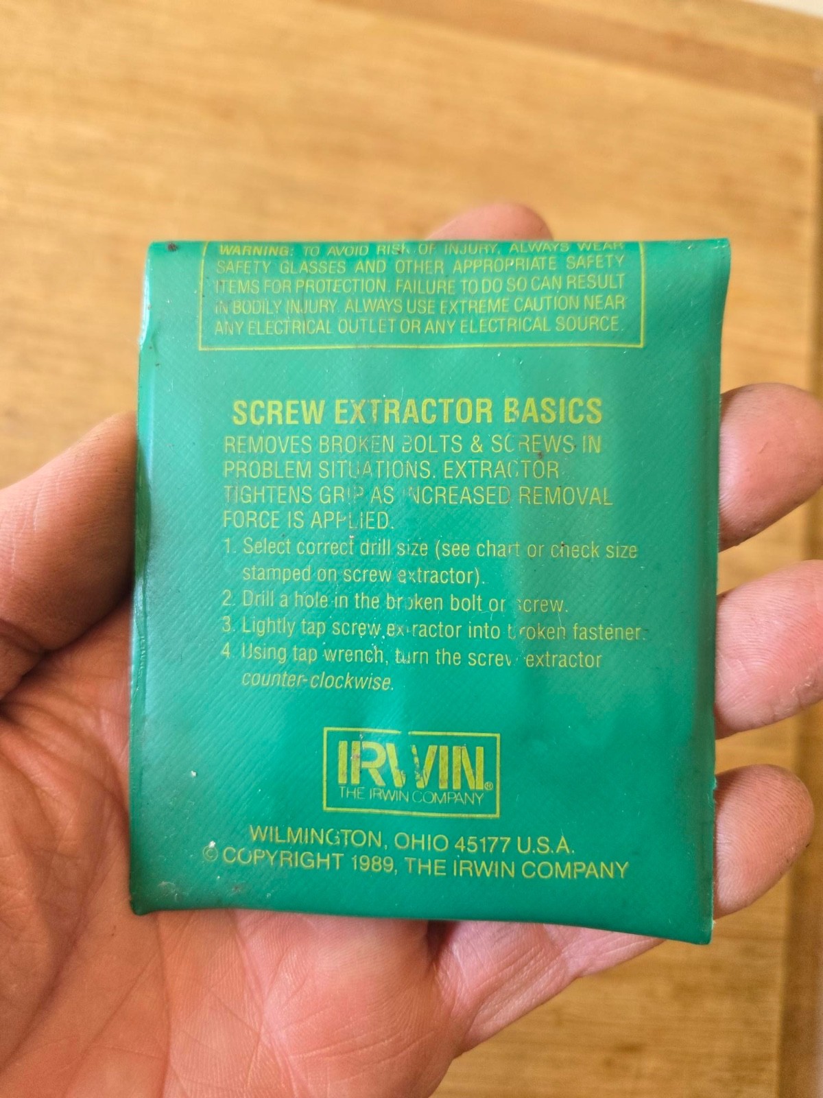 Irwin Hanson Spiral Screw Extractors 5 Piece Set #52435