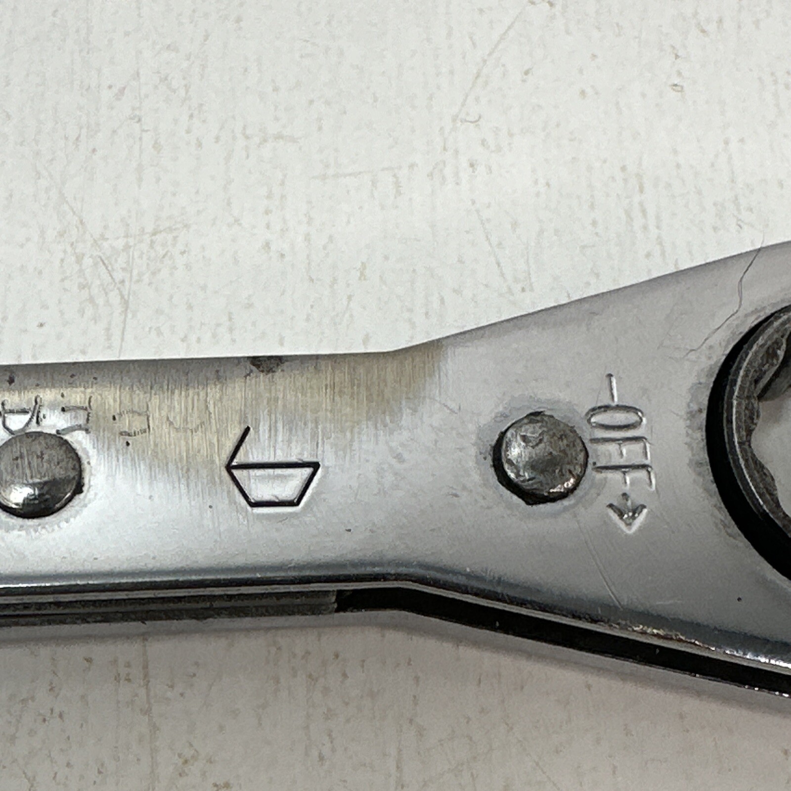 Snap On R1618C 1/2″ x 9/16″ SAE Double Box End Ratcheting Wrench USA 2006