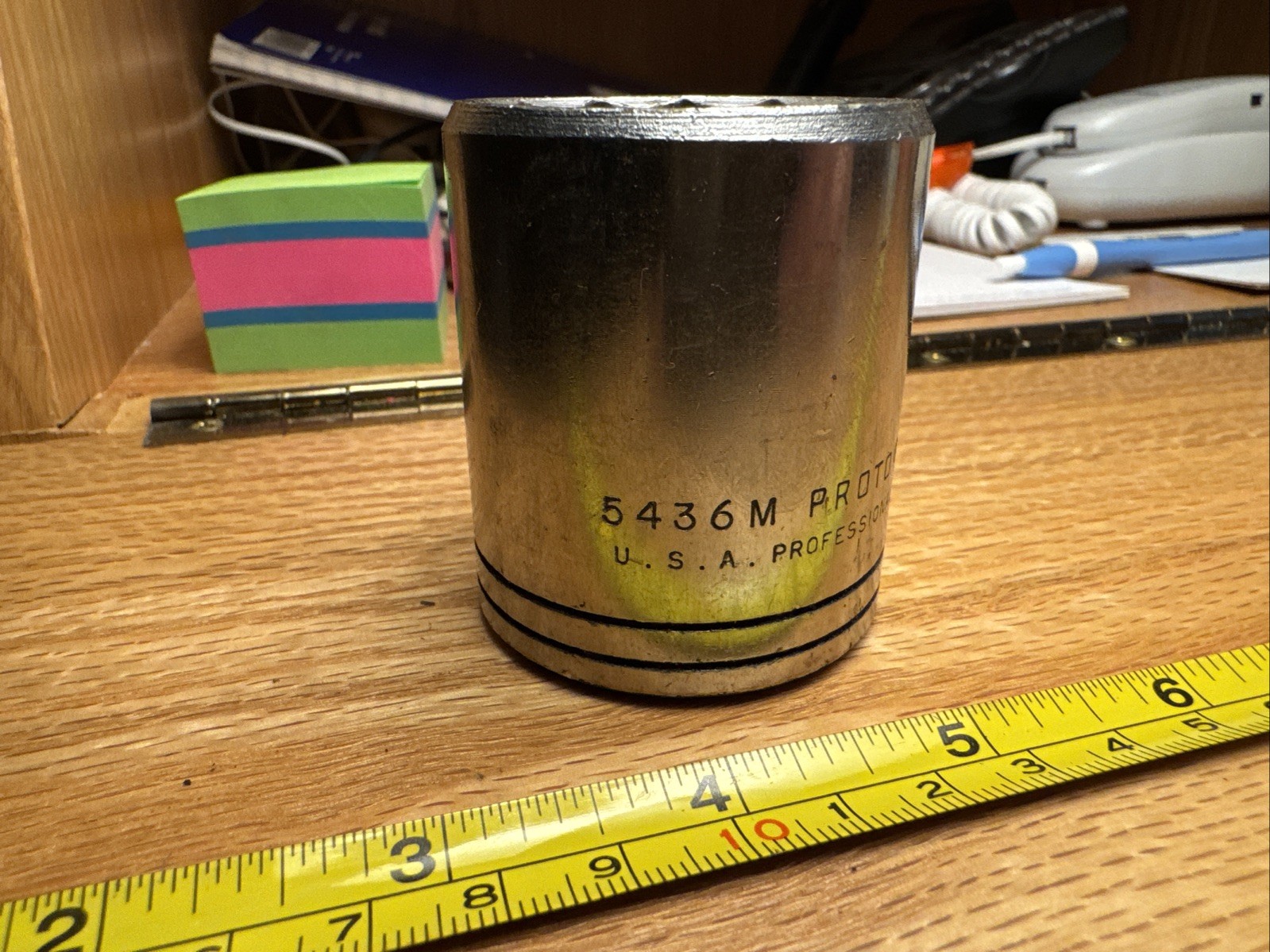 Vintage Proto Professional 5436M 1/2″ drive 36mm shallow 12 point socket