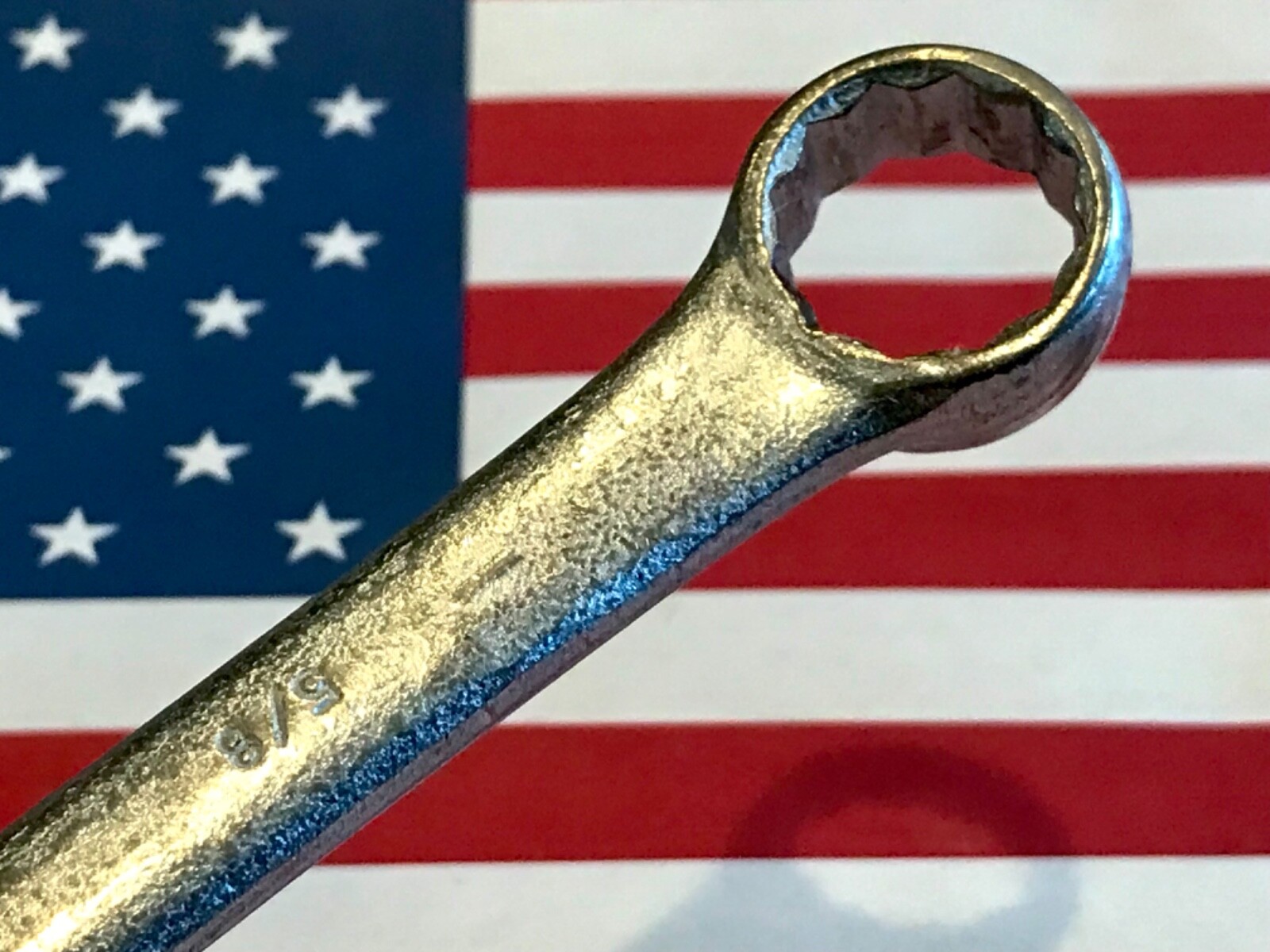 Vintage Billings Tools 7727 – 5/8″ x 9/16″ Double Box Wrench Vitalloy USA 🇺🇸