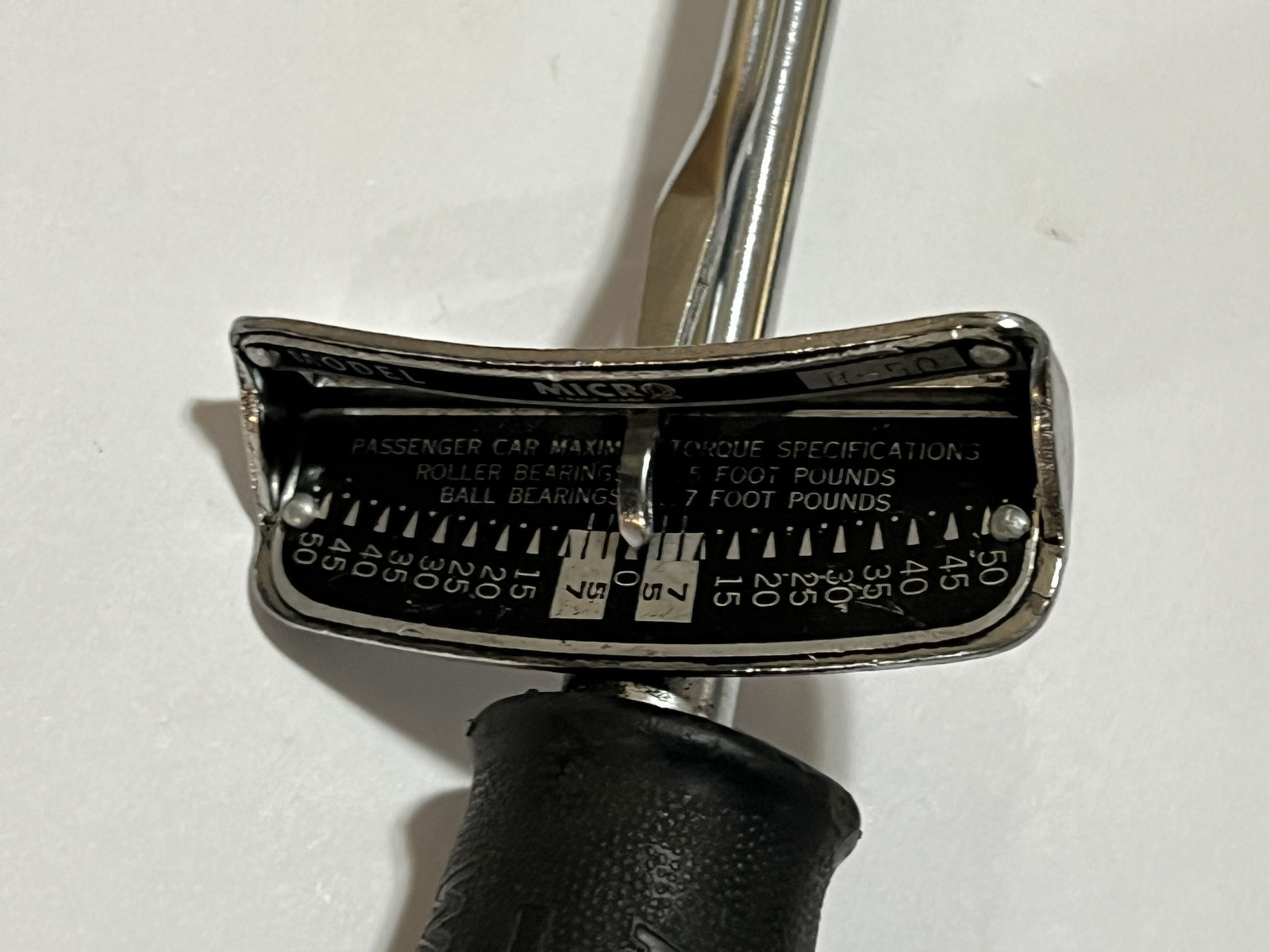 Sturtevant R-50 Beam Type 1/2 Drive Torque Wrench 0 – 50 Ft/Lbs USA
