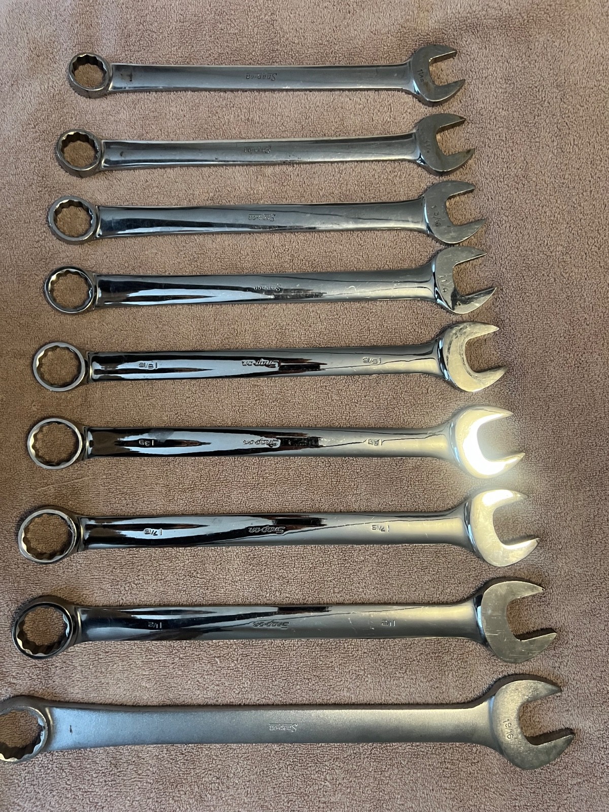 Snap On Wrench Set 1 1/16 to 1 9/16