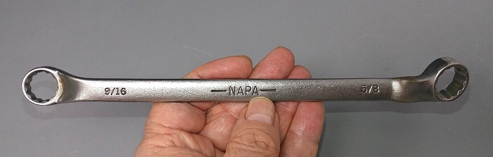Napa Tools NDF 103 9/16 x 5/8in Offset Box-End Wrench 12 Point Made in USA