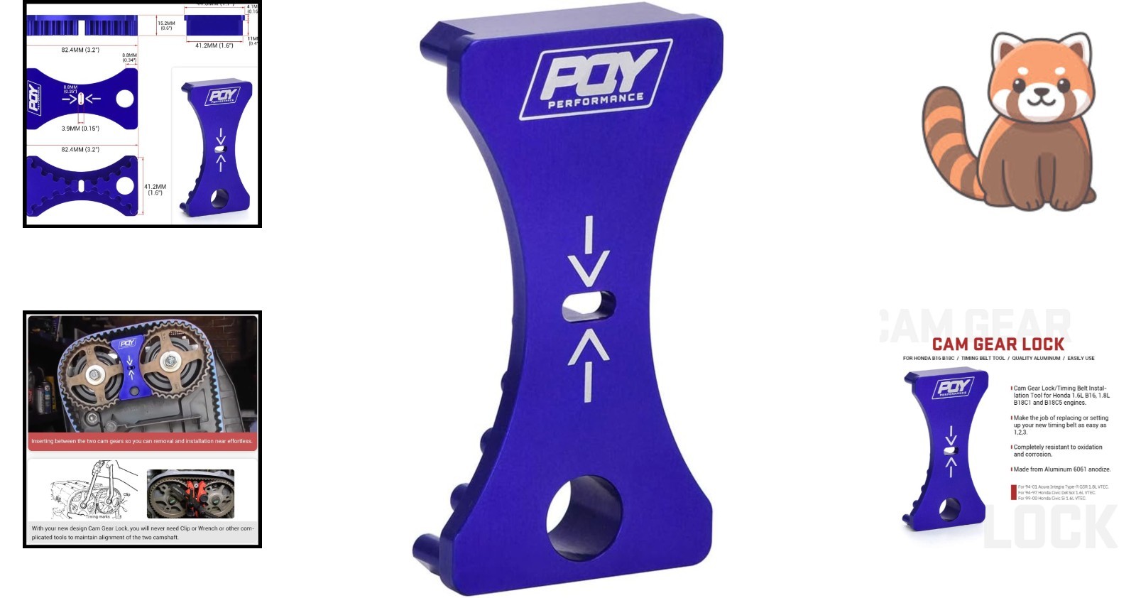 Lightweight Cam Gear Lock Tool for Easy Timing Belt Set-Up – VTEC Compatible