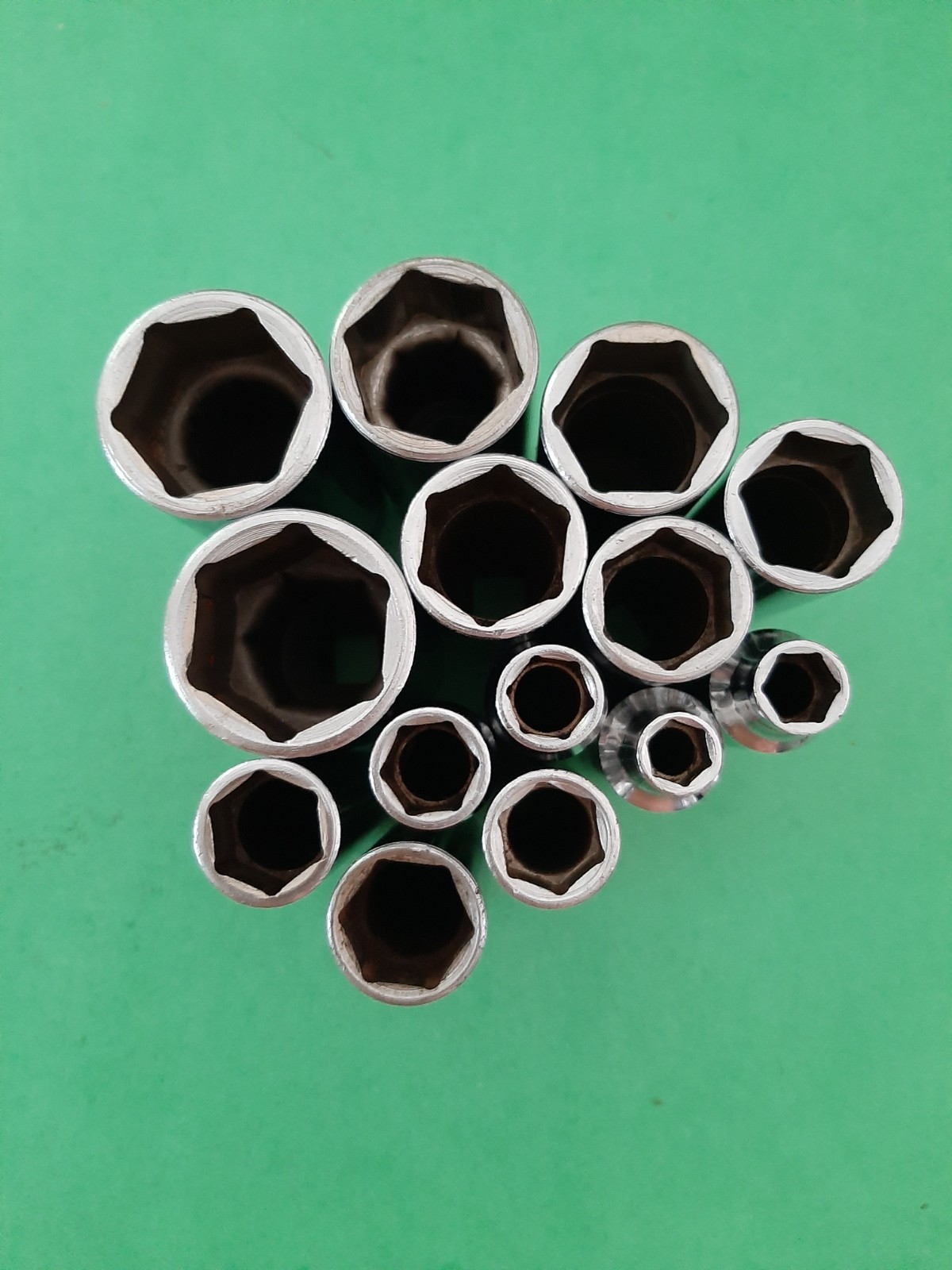 Snap-on 1/2″ Drive 14PC SAE 6PT Point Deep Socket Set 3/8″ to 1-1/4″ (no 1-1/8)