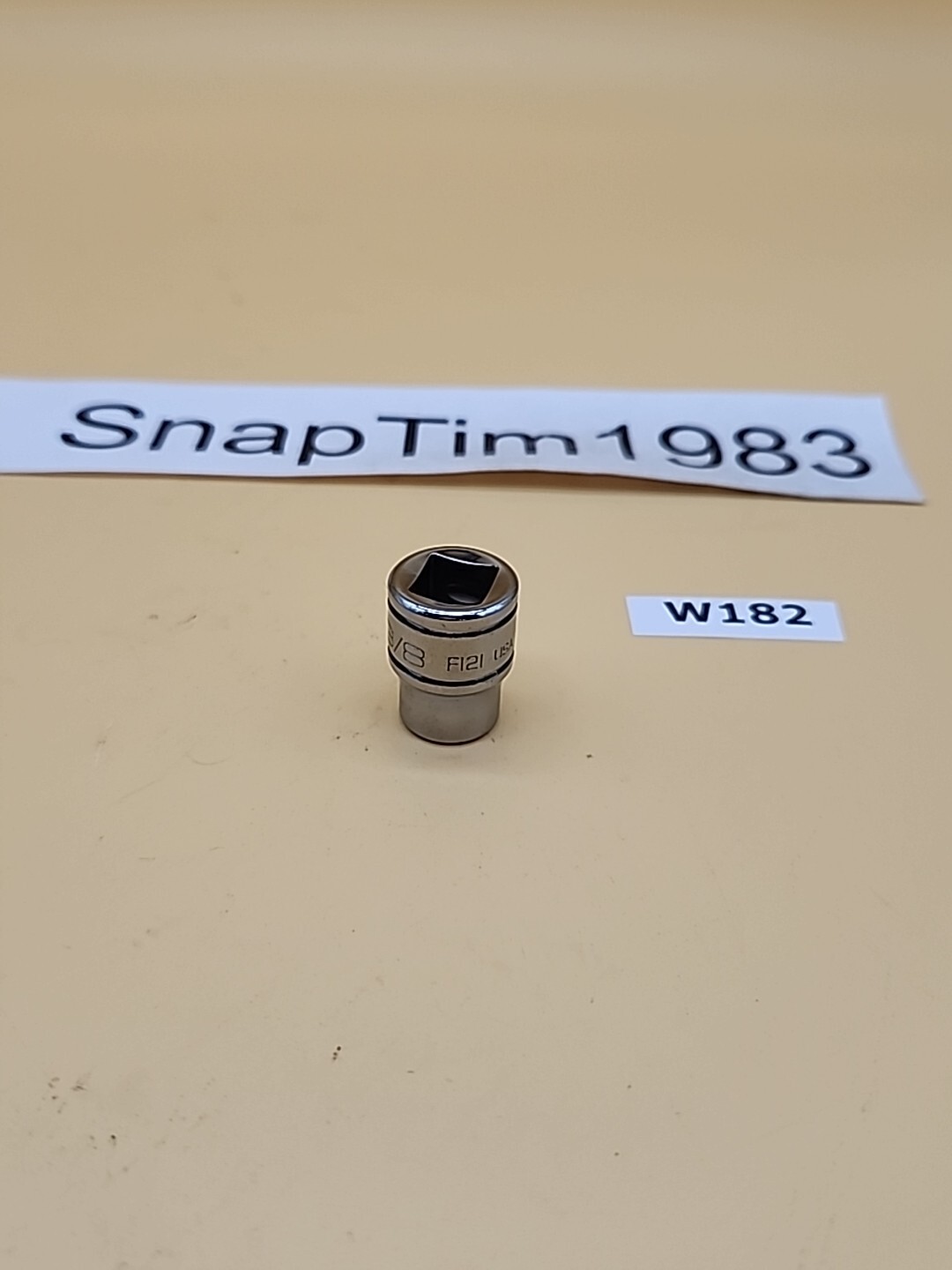Snap On Tools F121 3/8″ Chrome Socket 12 Point 3/8″ Drive USA