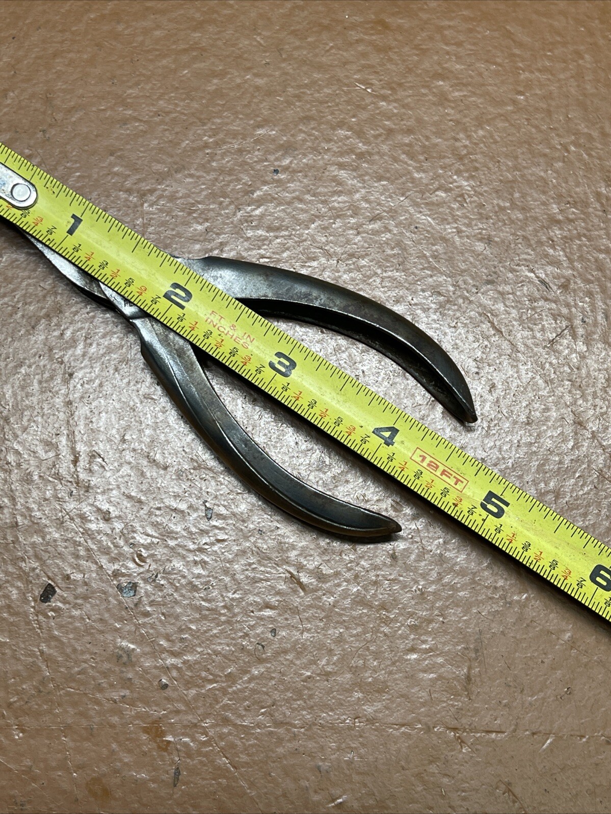 Vintage Lodi USA 4 1/2 In Inch Long Duck Bill Pliers Working Pat 1894 & 1900