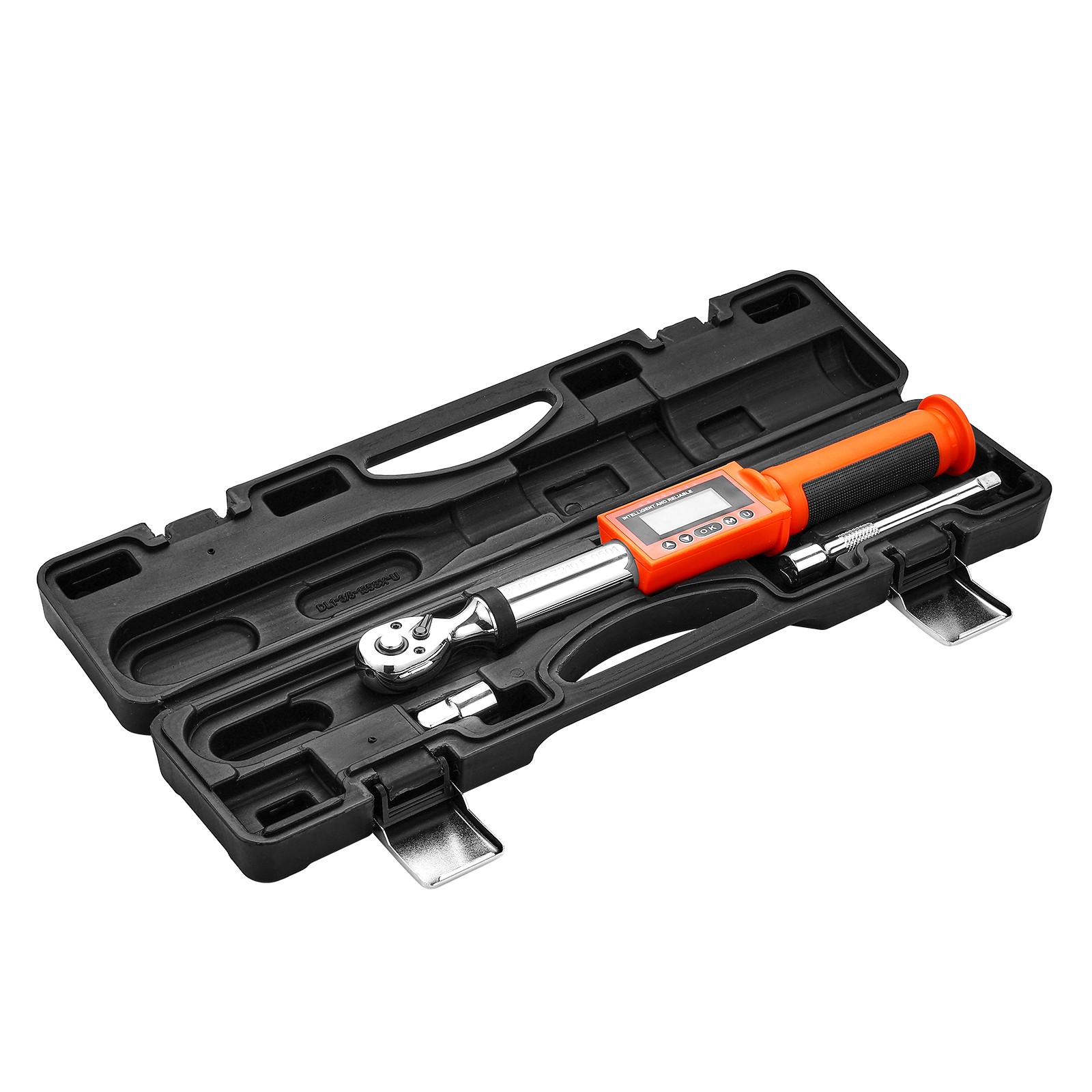 Uimoso3/8 Inch Digital Torque Wrench 4.94–99.57 lbf-ft with LED Screen, 72-Tooth