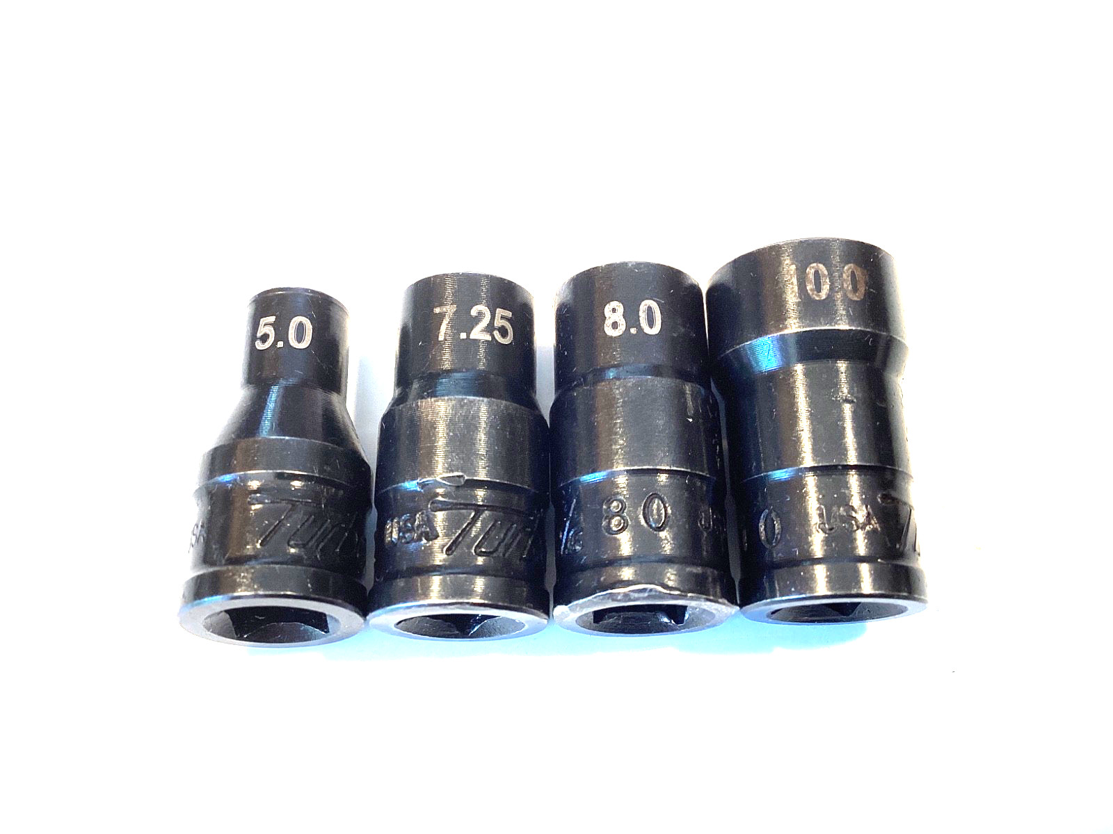 TurboSocket USA 4 Piece 1/4” Drive Shallow Damaged Bolt Twist Socket Set NICE