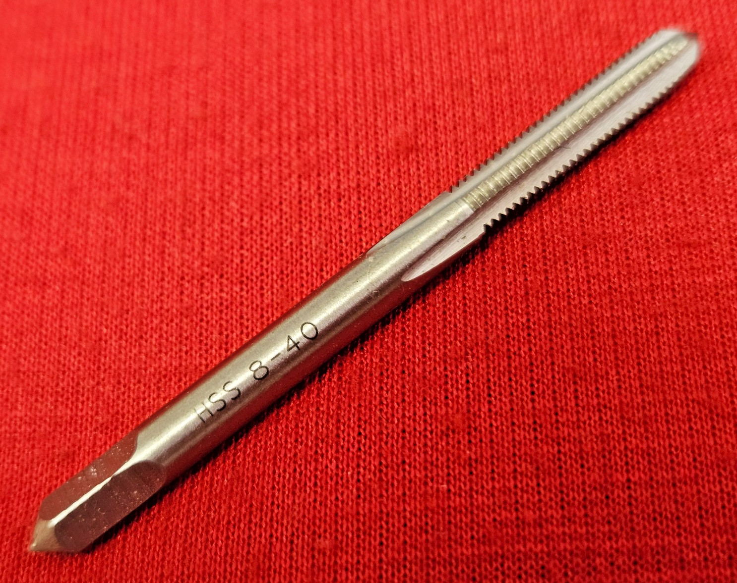 8-40 NS Plug Tap Irwin Hanson 1126 ZR 4FL Carbon Steel USA 8/40