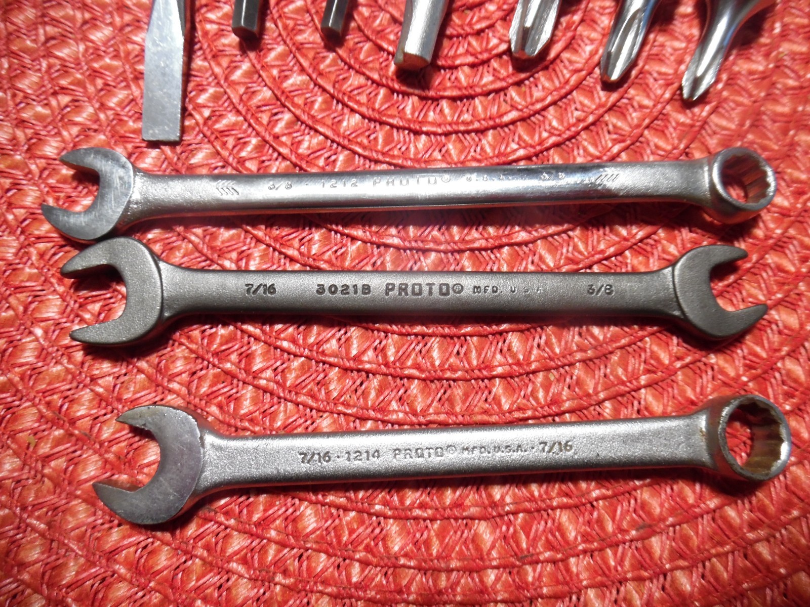 Proto 3/8 5240 Flat 1 2 3 Phillips Screwdrivers Socket 37 4990 Allen & Wrenches