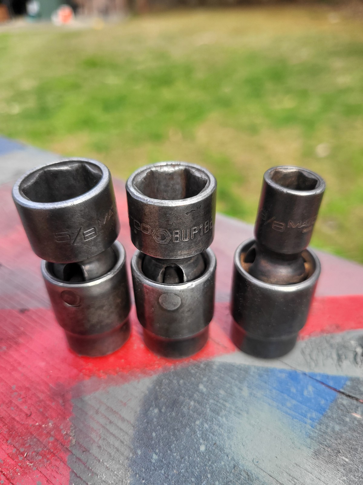 Matco Tools 3/8″ drive Impact Swivel Sockets 3/8, 9/16, 5/8