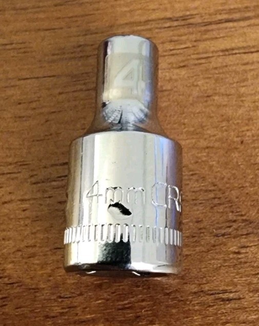 Craftsman 5mm Socket 6 Point 1/4″ Drive Z-AL 45909 Easy Read (Etched & Stamped)