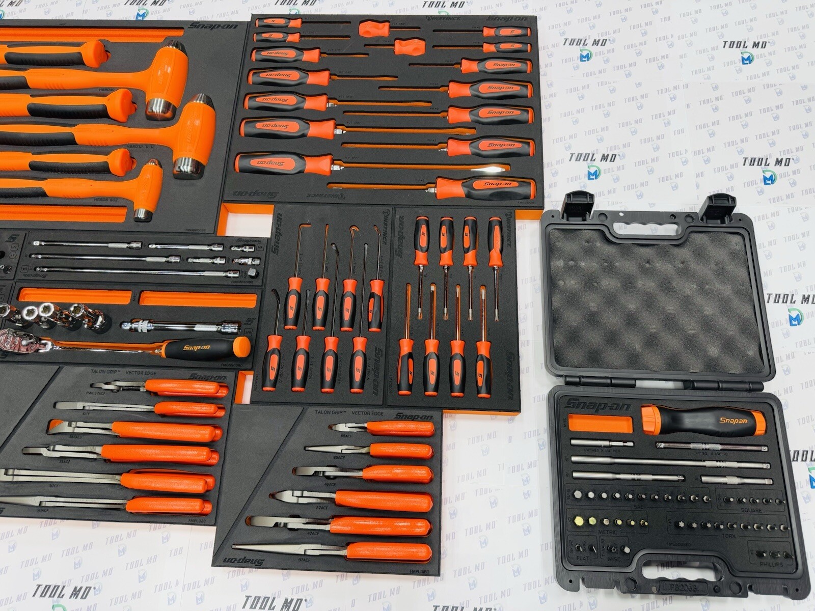 Snap-on Tools USA NEW 334pc ORANGE Master General Service Foam Set 2101GSS01FO