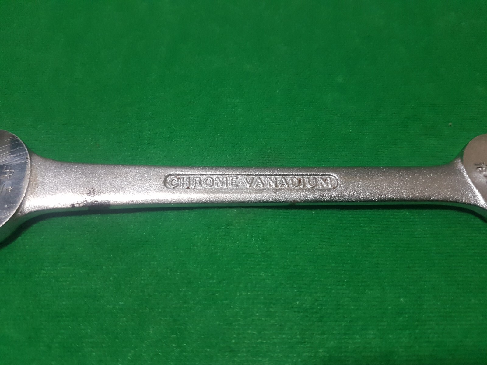 Vintage Gordon Open End Chrome Vanadium Spanner 11/16 AF x 3/4 AF **FREE POST**