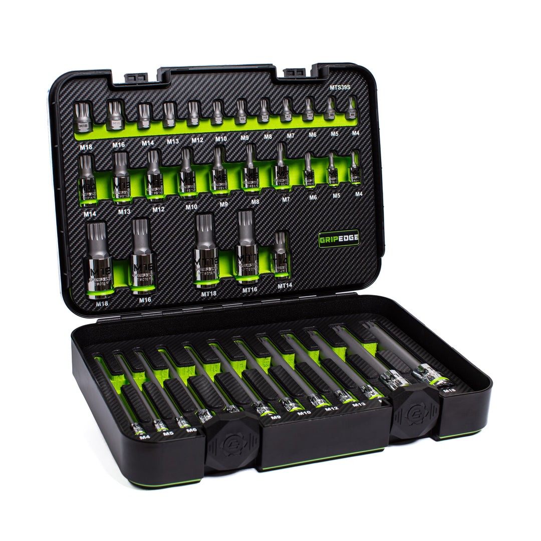 GripEdge | MTS39S 39-PC RPT™ Master Triple Square Socket Set