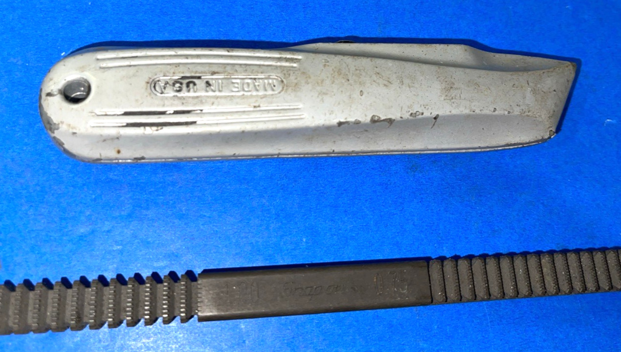 SNAP ON TOOLS 3 PIECE THREAD RESTORER FILES & UTILITY KNIFE