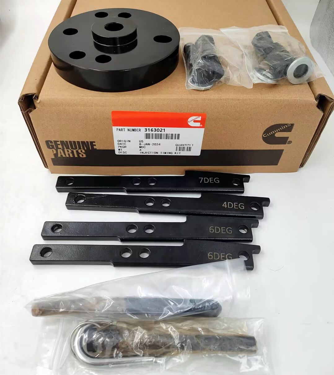 3163021 3163069 3163530 For Cummins ISX QSX Timing Injector Cam Gear Puller Tool
