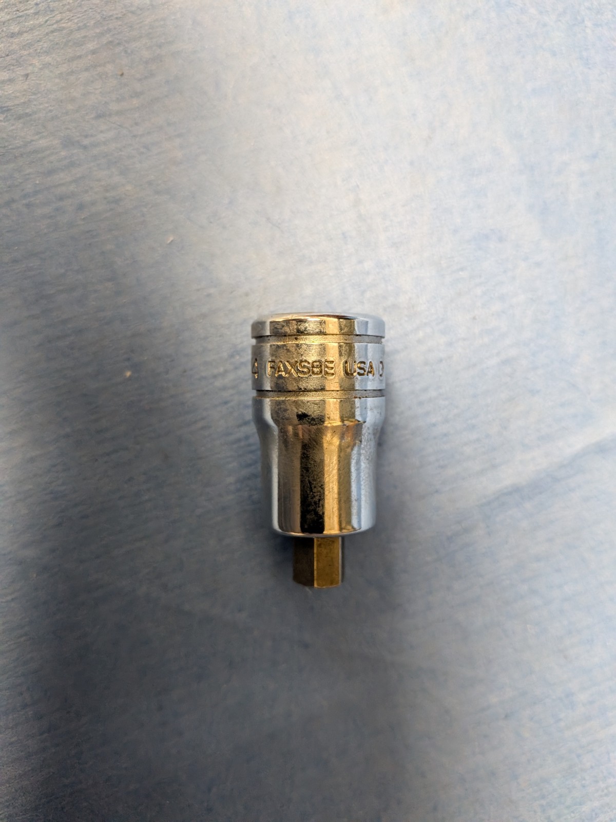 Snap-on Tools USA 3/8″ Drive 1/4″ Stubby Hex Bit Driver Socket FAXS8E, Pre-owned