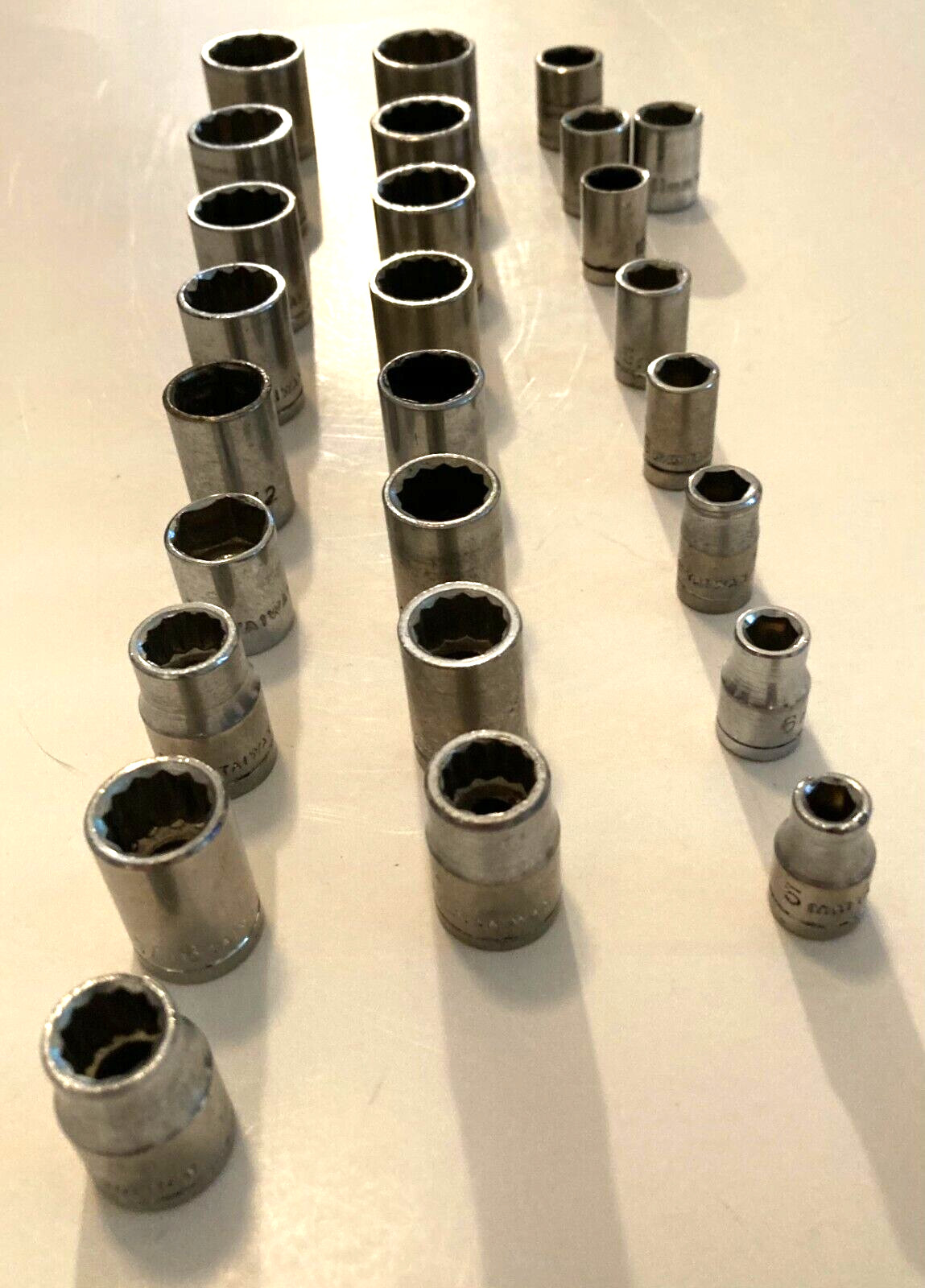 Lot of 26 Sockets-Unbranded Assortment. See Item Description & Photos