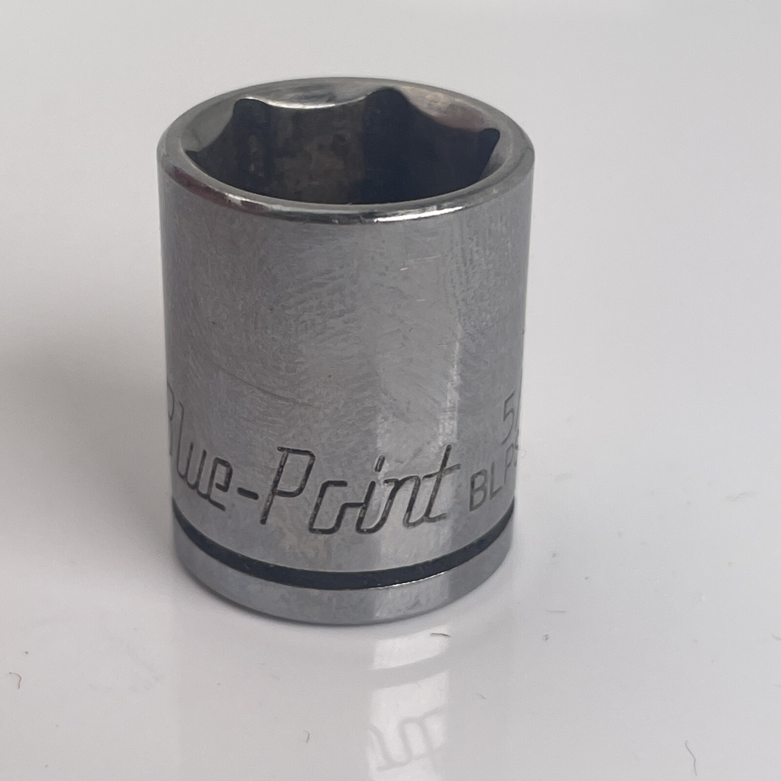 Blue Point by Snap-on 3/8″ Drive 6 Point Shallow SAE Chrome Socket BLPS3858 5/8″