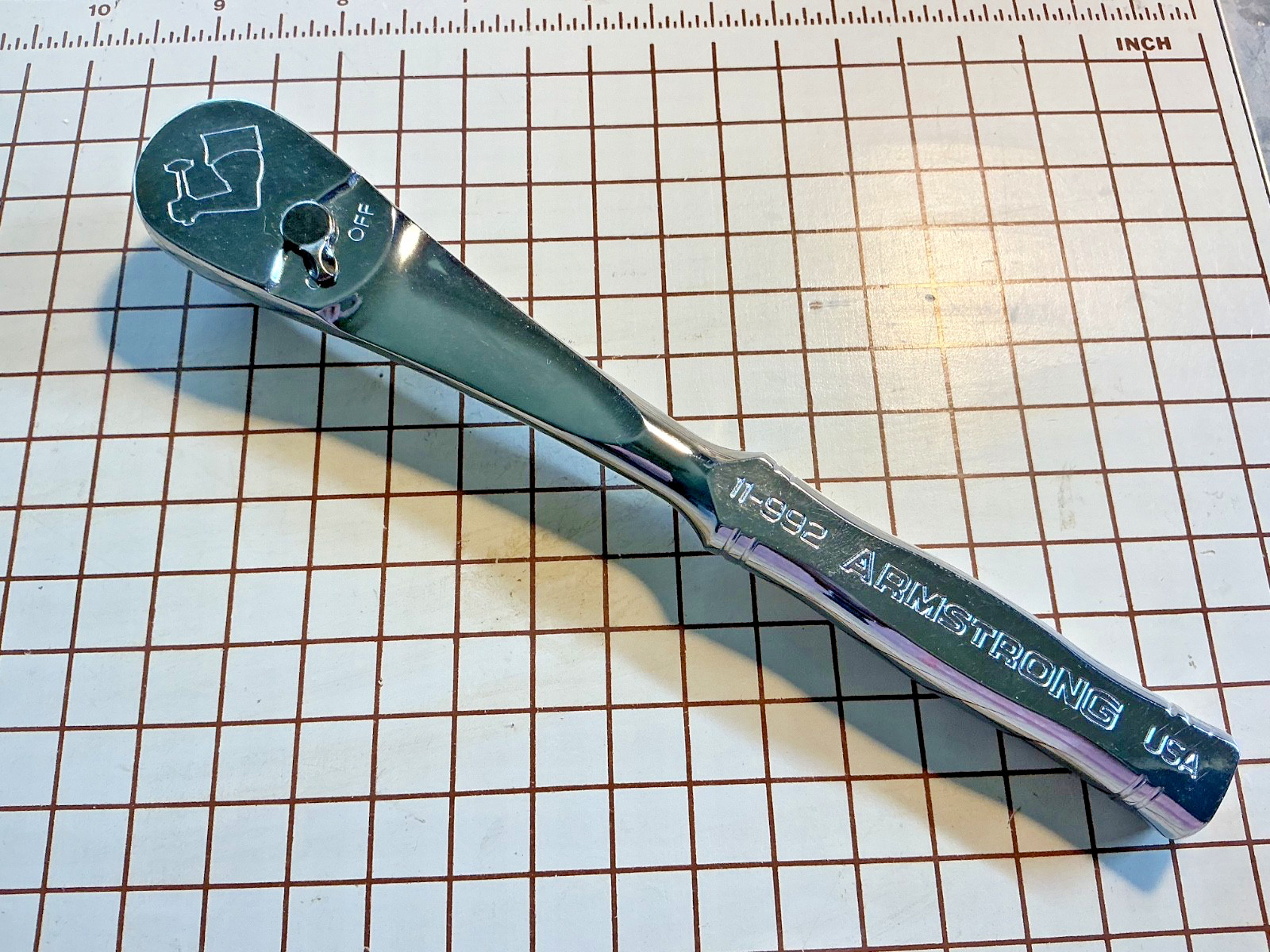 Armstrong USA 11-992 MAXX Ratchet, 3/8″ Drive, ARM Logo 88 tooth USA