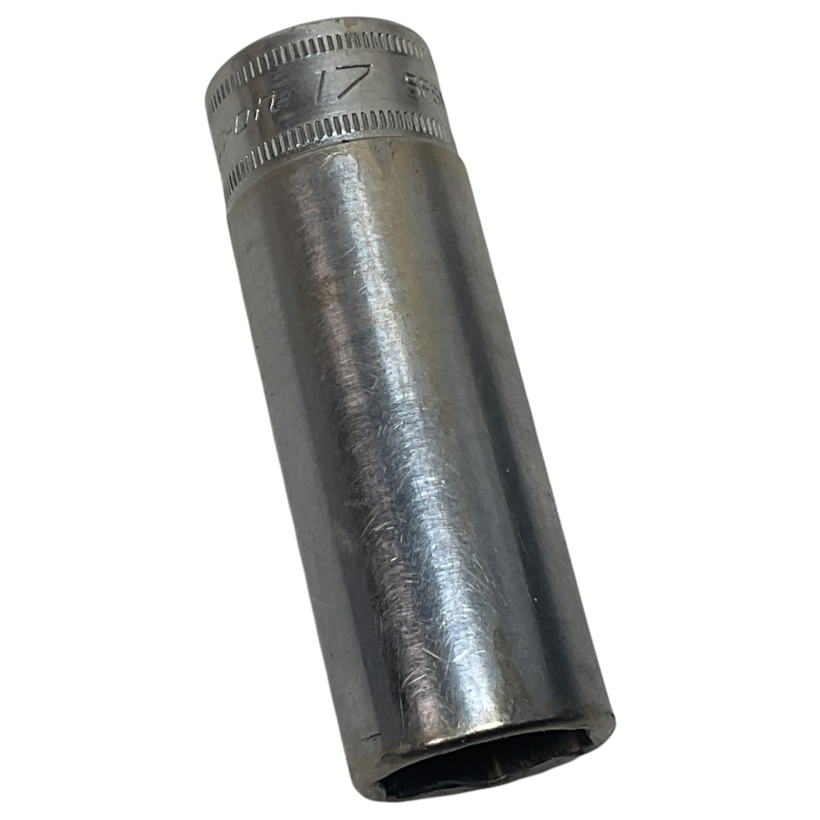 Snap-On SFSM17 17mm 6 Point 3/8″ Drive Deep Chrome Socket USA Tool