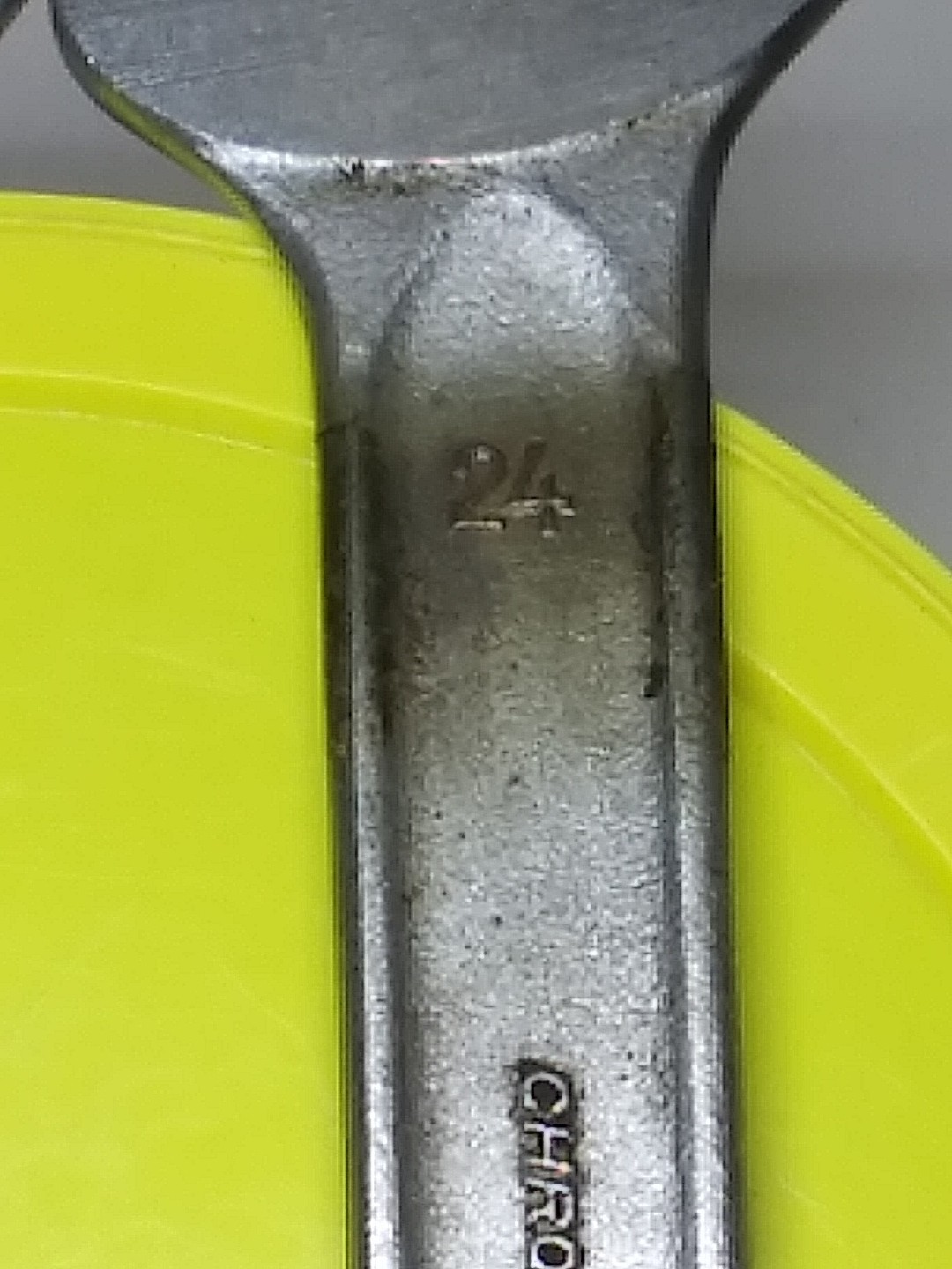Hazet German slim open End wrench Heated&Slite bent Pr For fitment 24&27mm Used