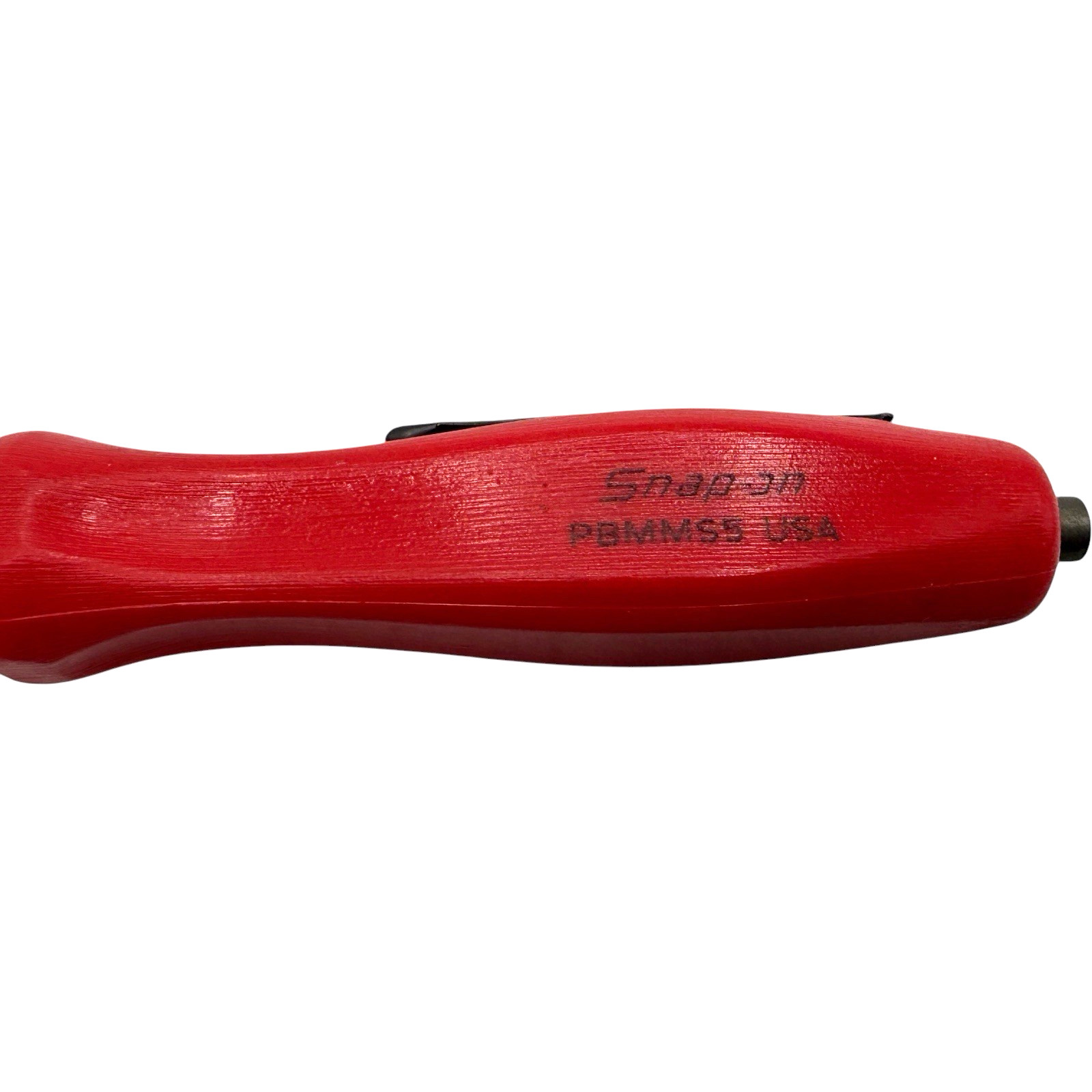 Snap On Tools Mini Magnetic Pocket Pry Bar Red 5 inch Straight Blade