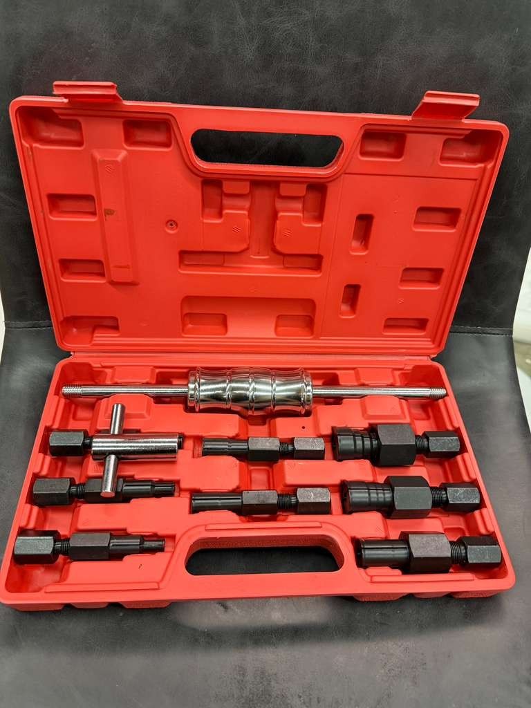 9PC Motorcycle Inner Bearing Removal Tool Extractor Puller Set Internal 8-32MM