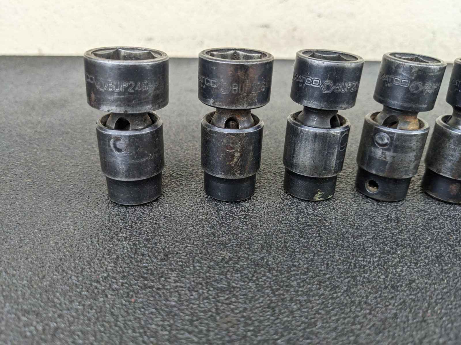 #bp329 Matco Tools USA 3/8″ drive Impact Swivel Socket Set 3/8 – 3/4 SAE BUP
