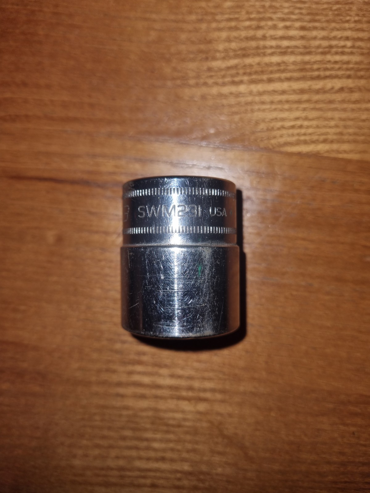 Snap-On SWM231 1/2″ Drive 12-Point 23 mm Flank Shallow Socket Tool