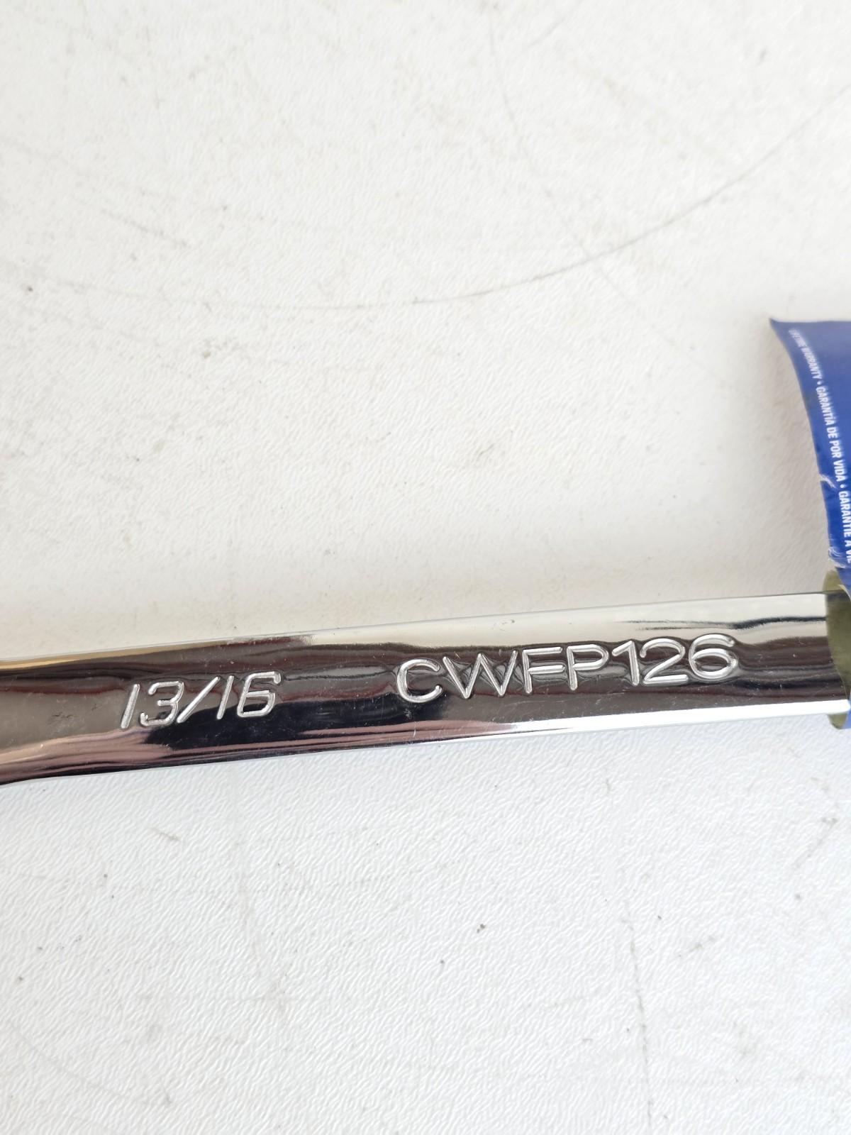 NAPA Carlyle SAE Combination Wrench 12 Pt 13/16″ CWFP126 Polish Chrome