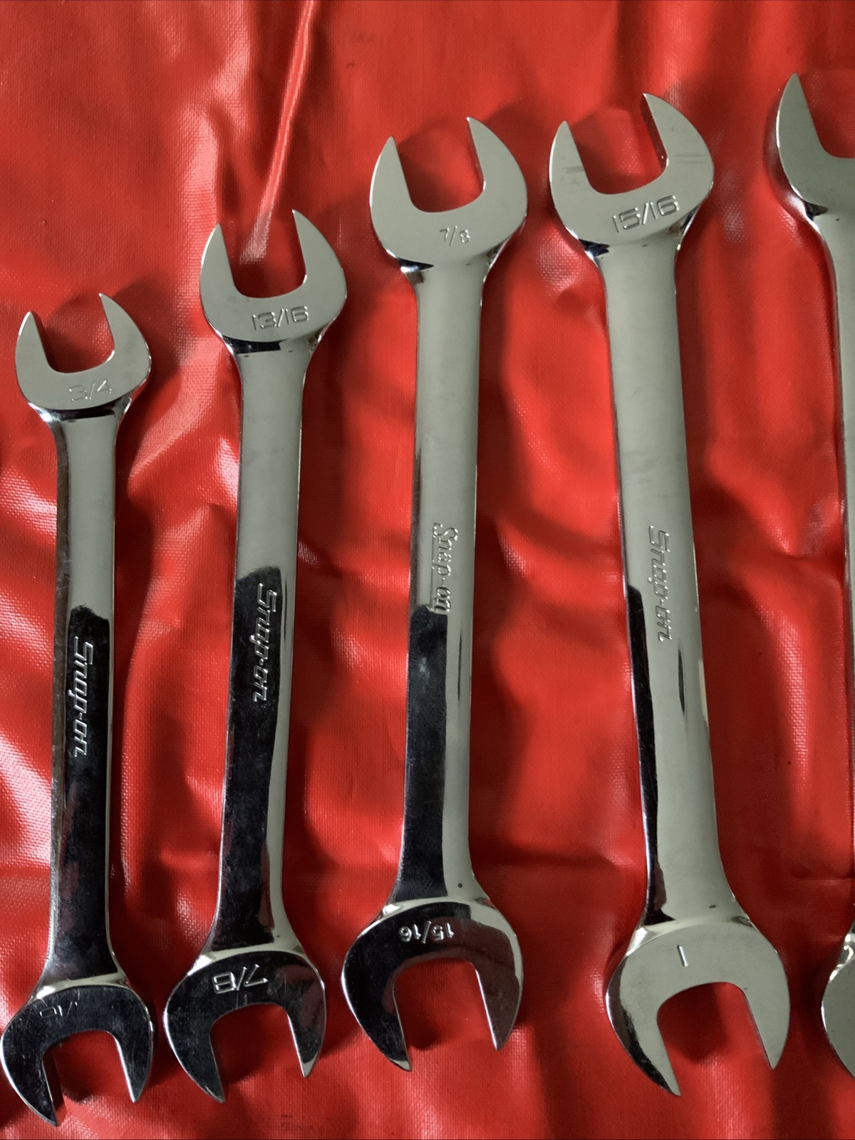 Snap On 15pc Double Open End Wrench Set, 1/4 Up To 1 5/16….sae….
