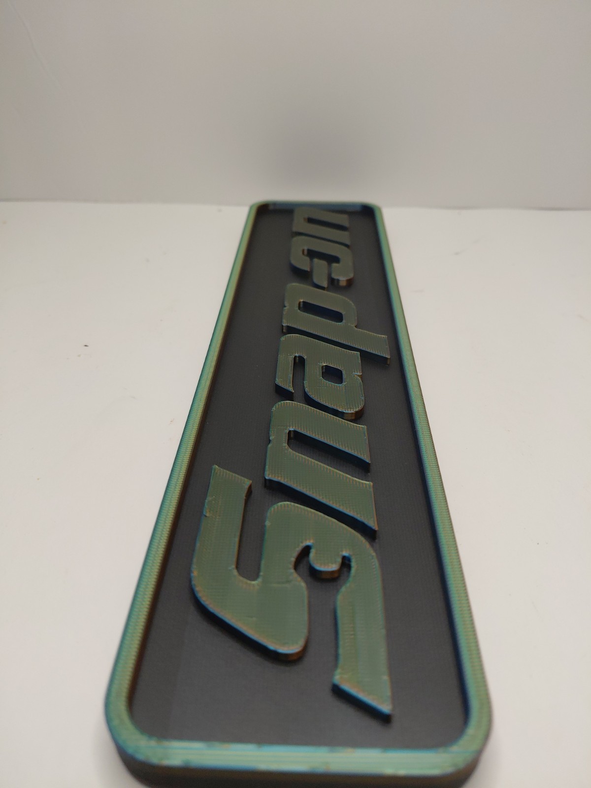 3D Printed Snap-On Tools Wall Logo Display Tool Box MAGNET 3×10 Multicolor