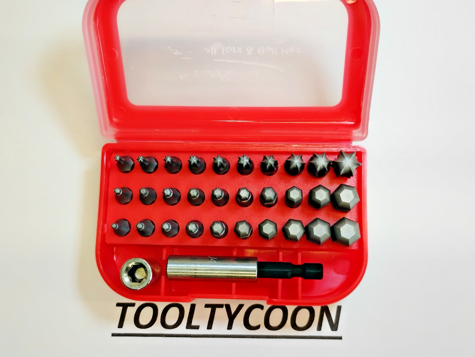 Blue Point TOOLS NEW Bit SET Ball Hex 32pc RED SDM32KTBLEM in red storage case